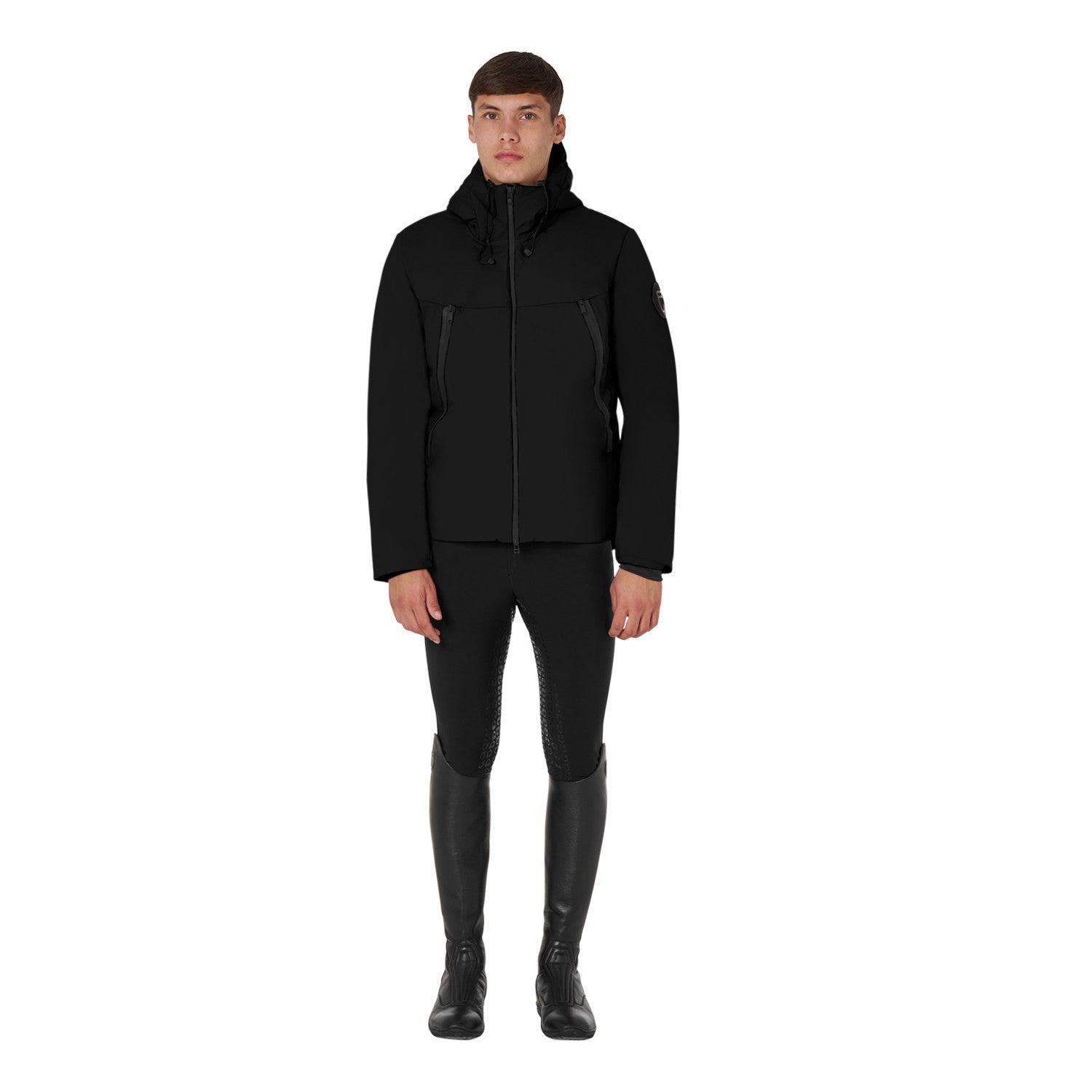 Men's waterproof and windproof jacket in nylon