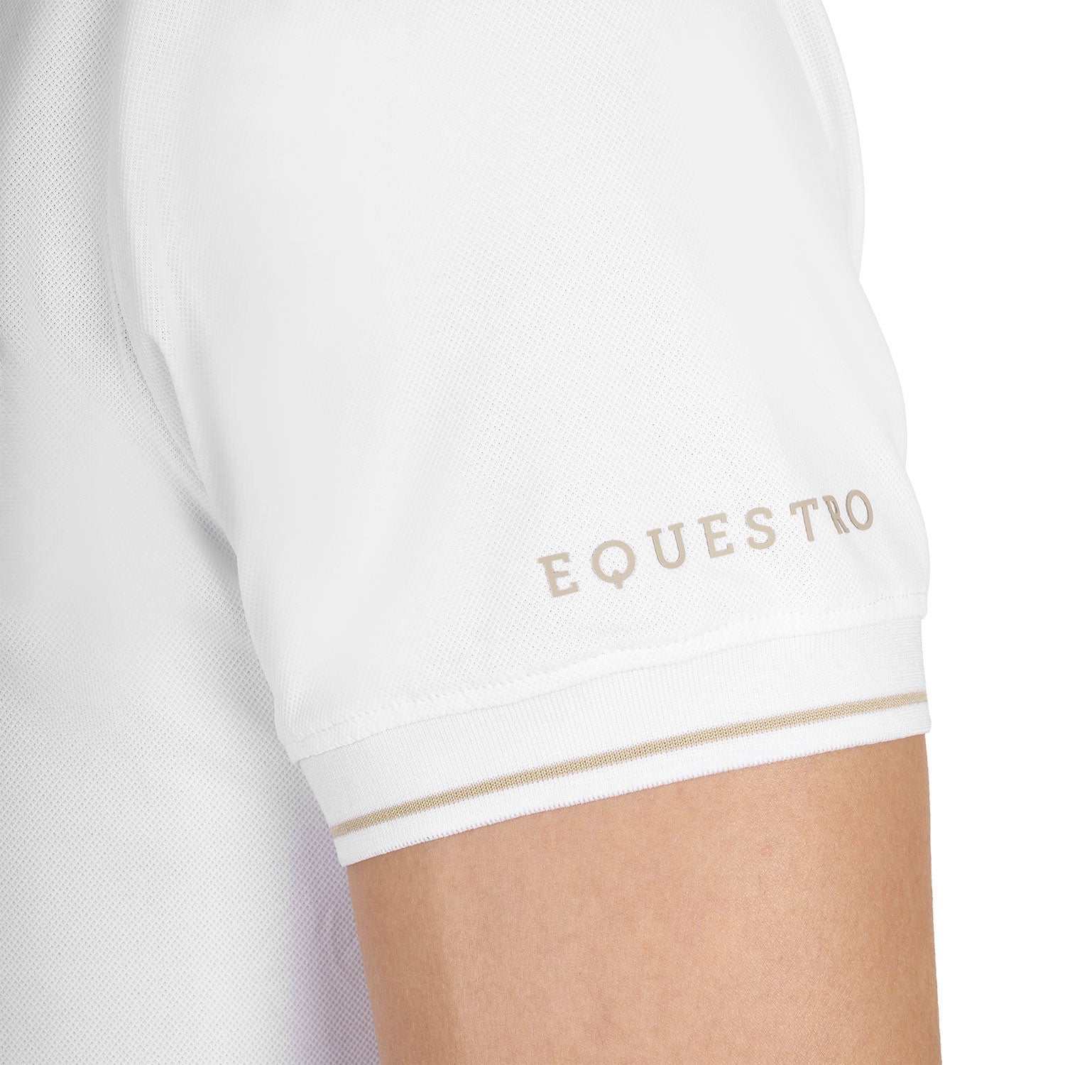 Men's training polo with contrasting details
