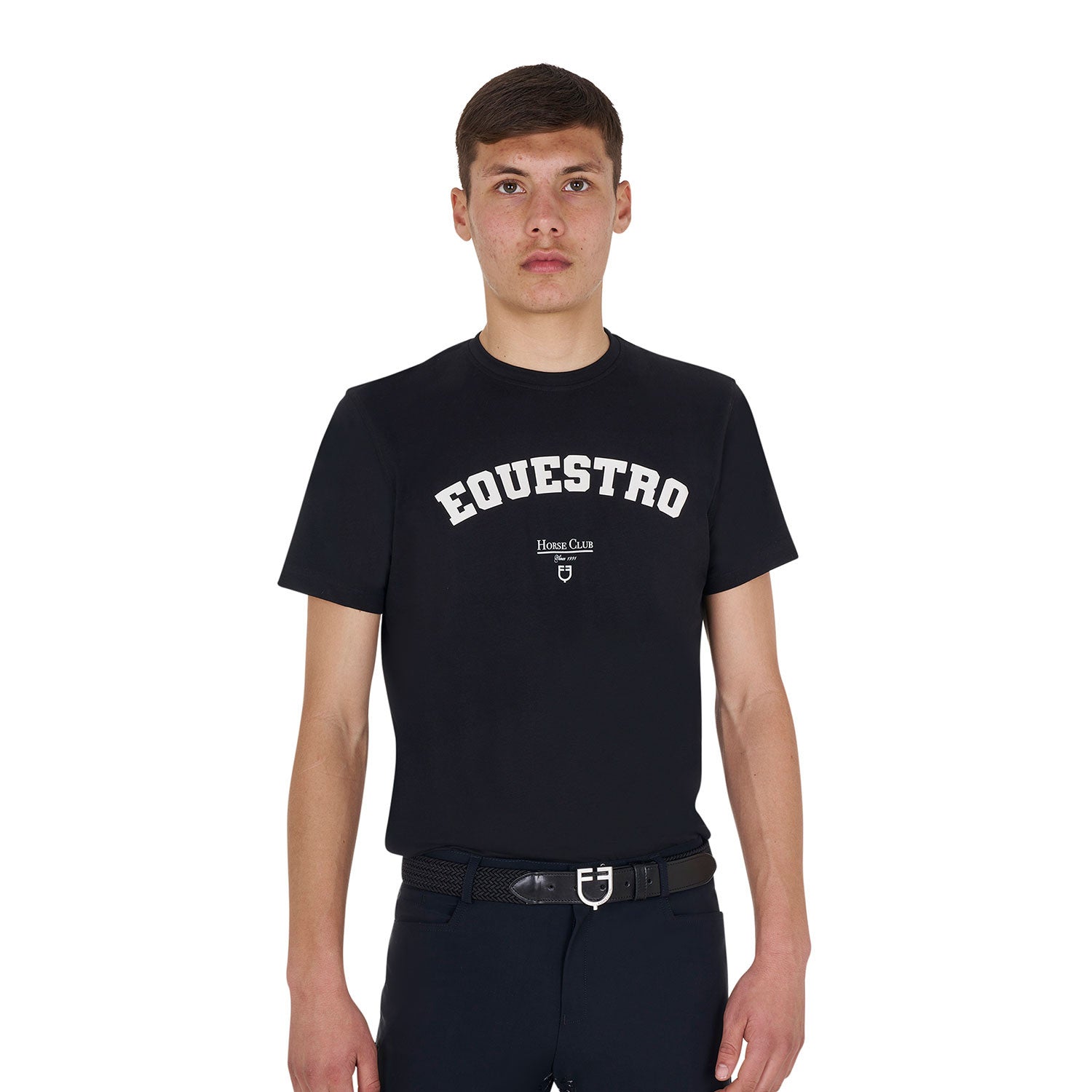Men's Horse Club cotton T-shirt