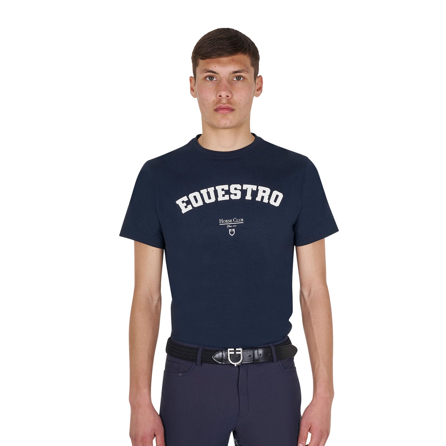 Men's Horse Club cotton T-shirt
