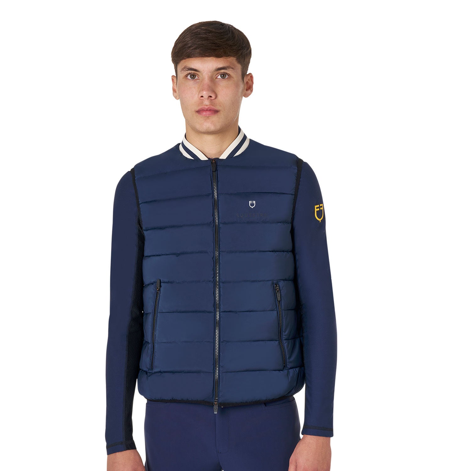 Equestro Men's nylon vest