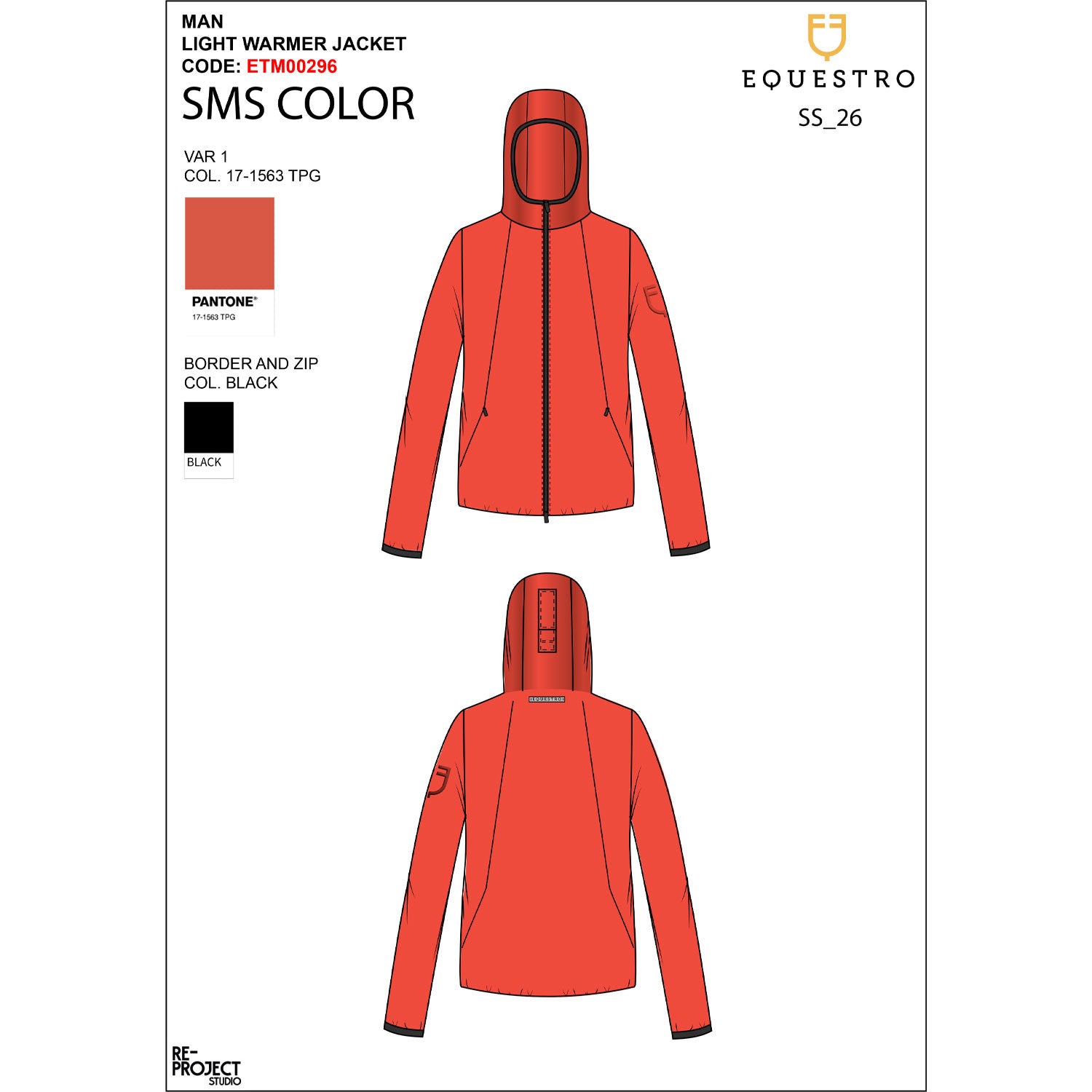 Equestro Men's softshell jacket Foldable line