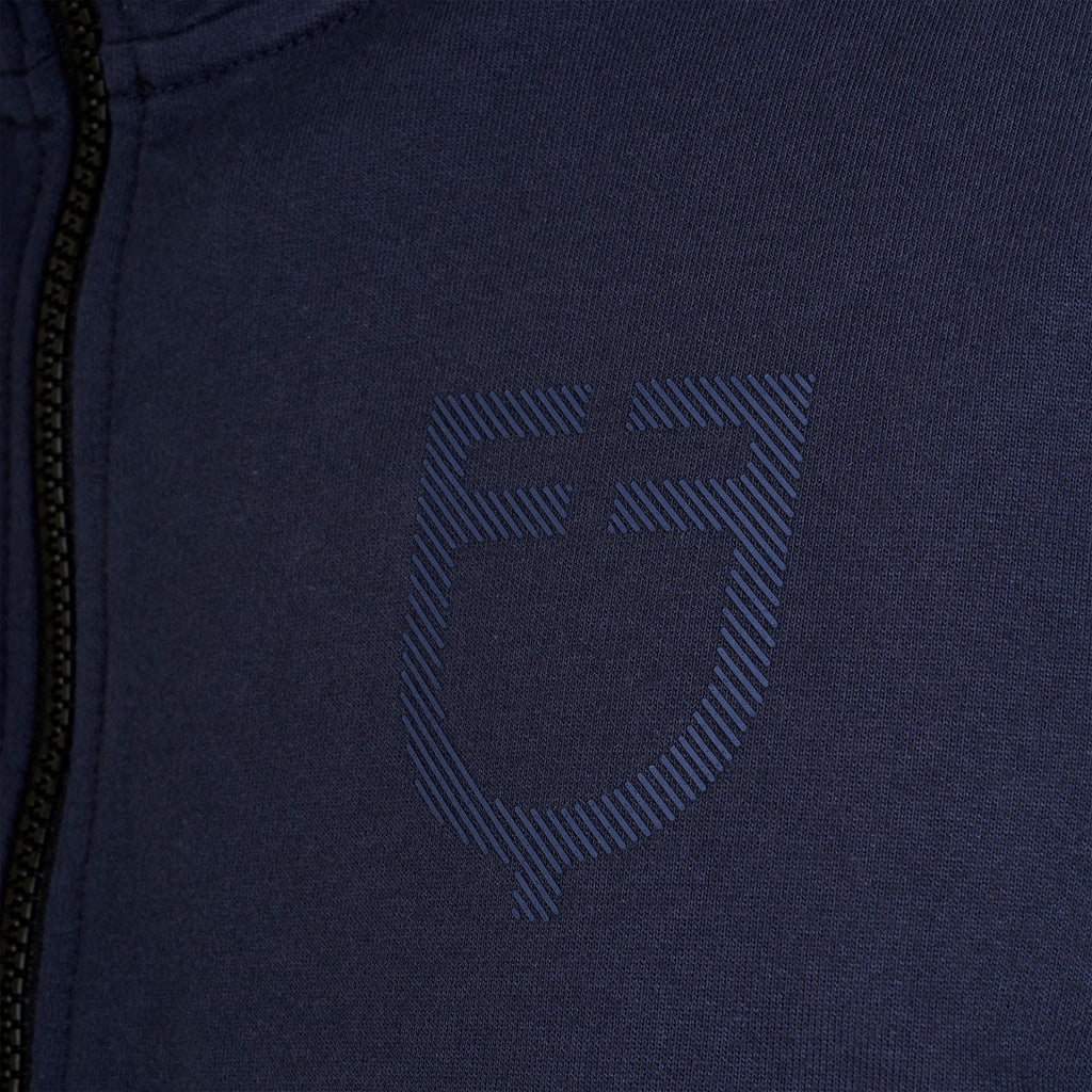 Men's sweatshirt with adjustable hood and zip