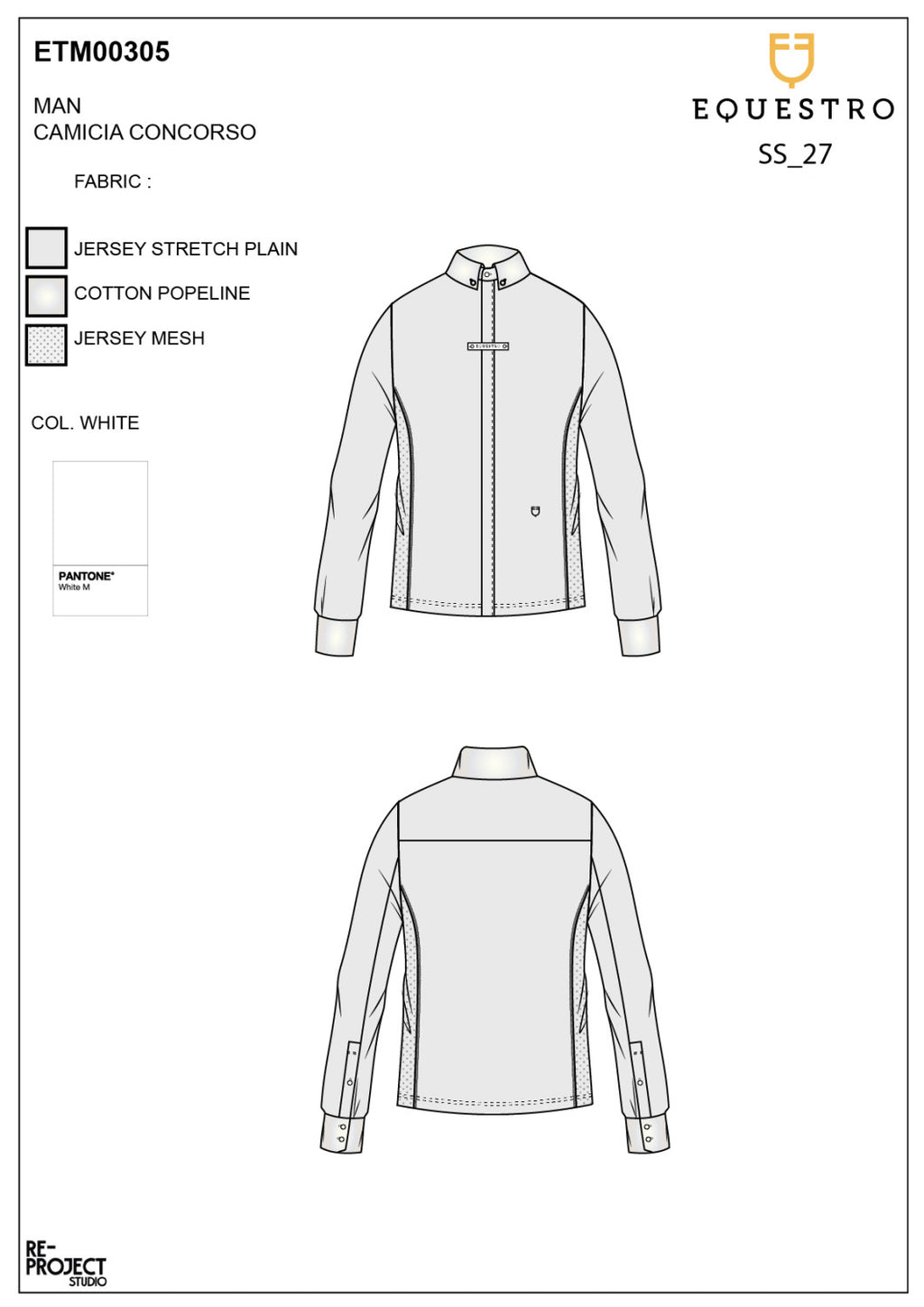Men's competition shirt