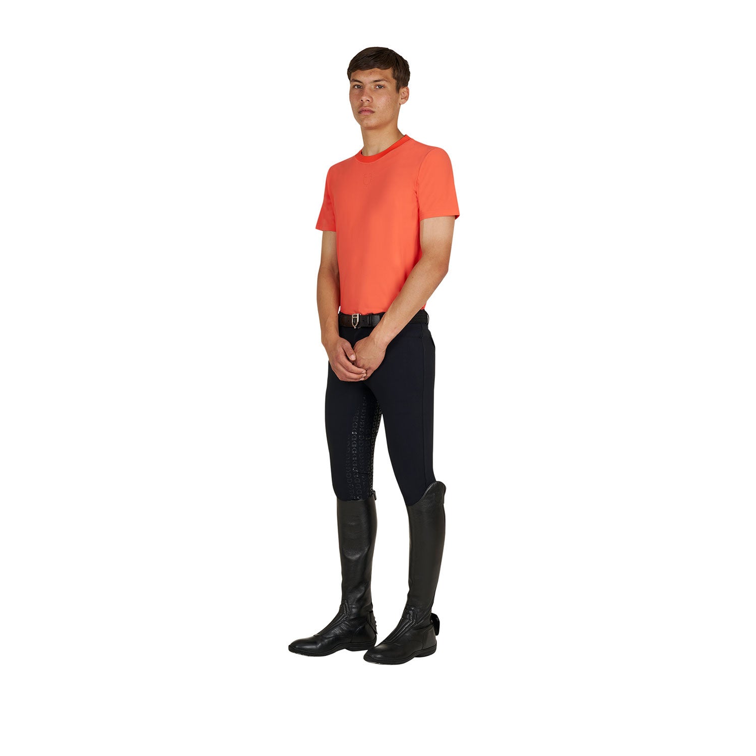 Men's training T-shirt in technical fabric with micro-holes