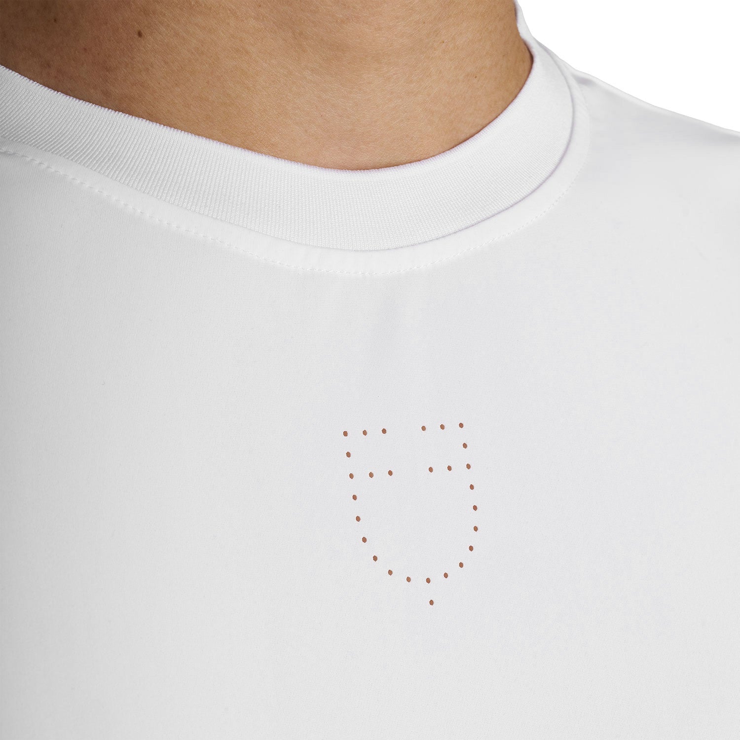 Men's training T-shirt in technical fabric with micro-holes