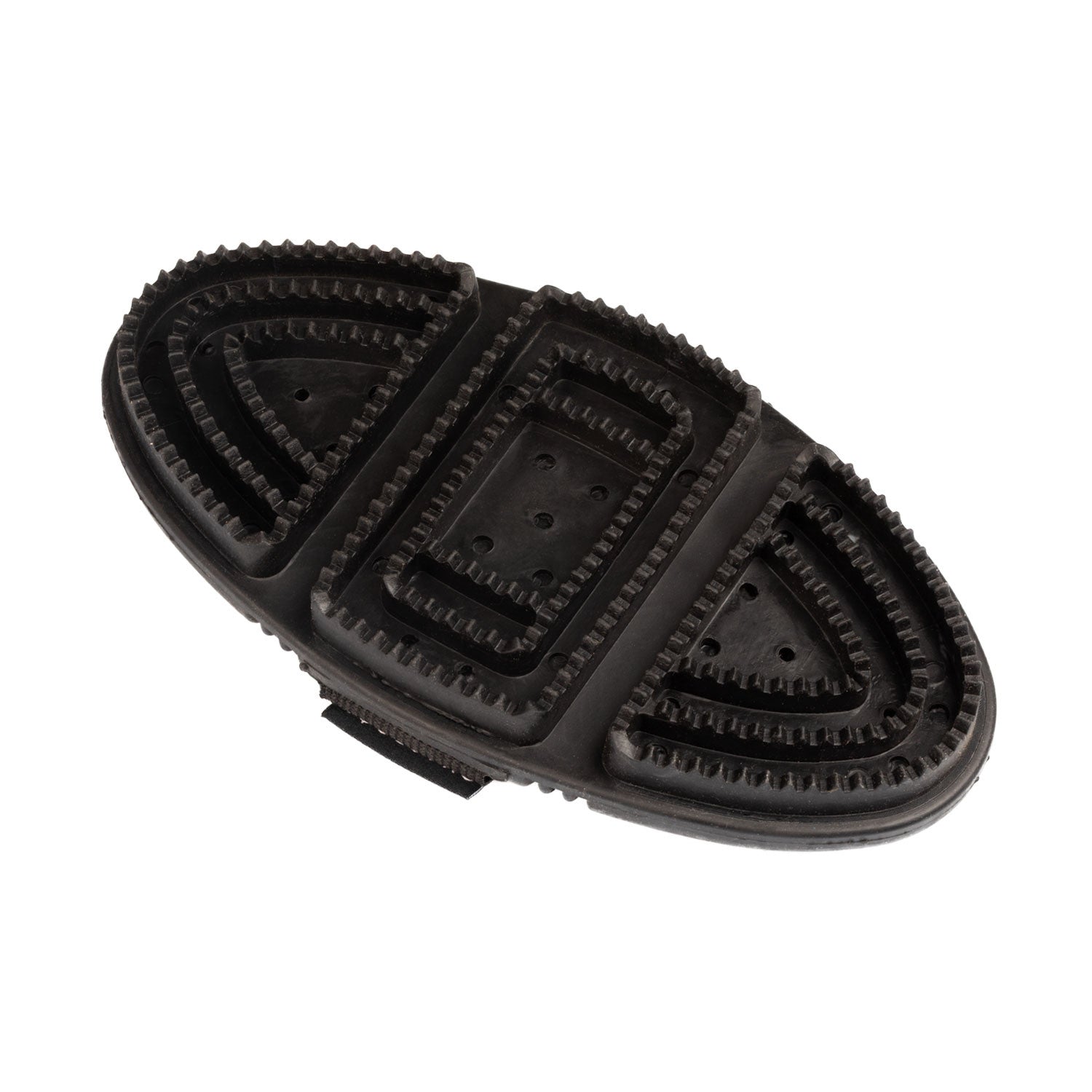 Flexible rubber curry comb