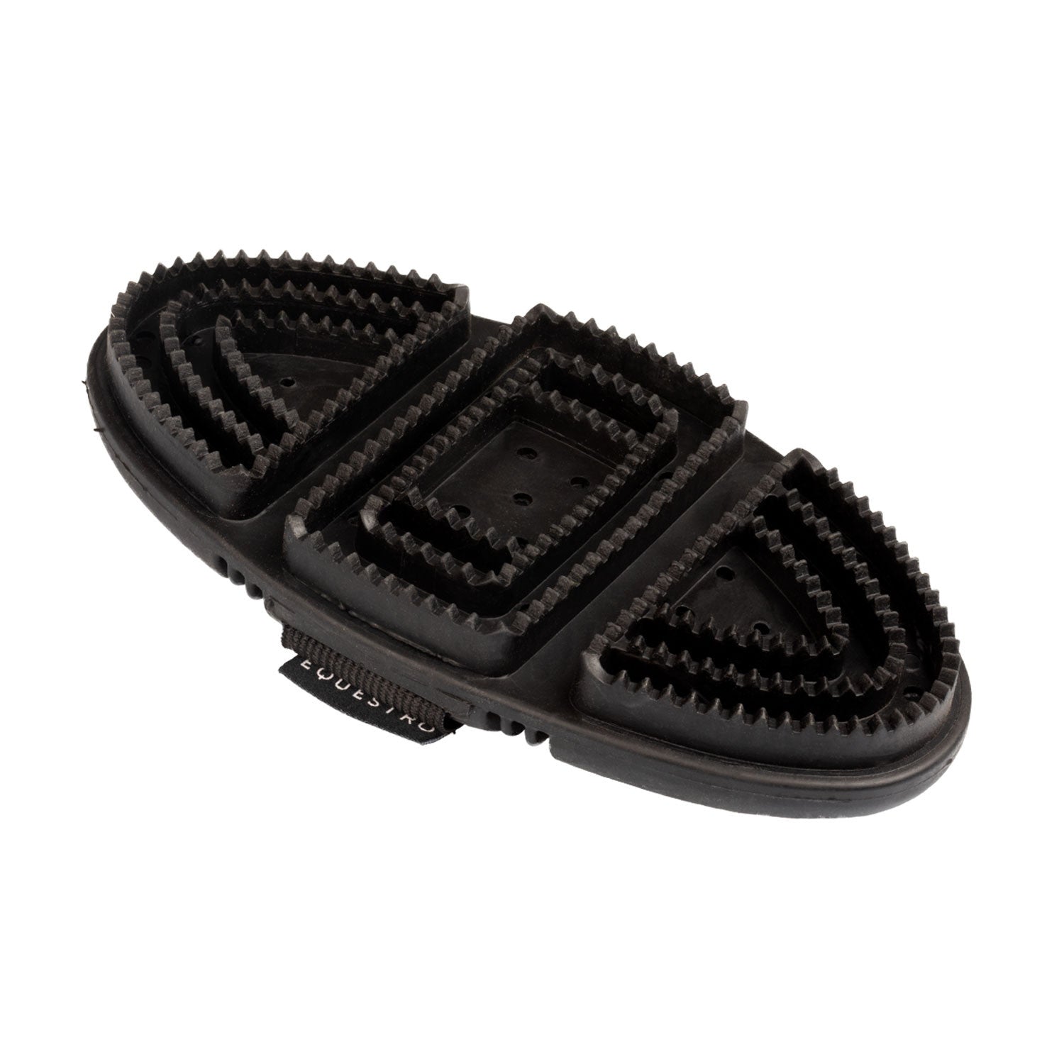 Flexible rubber curry comb