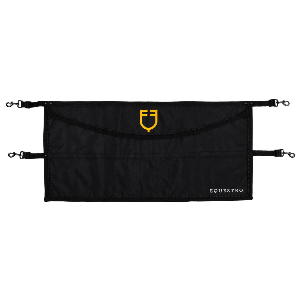 Stable guard with embroidered logo