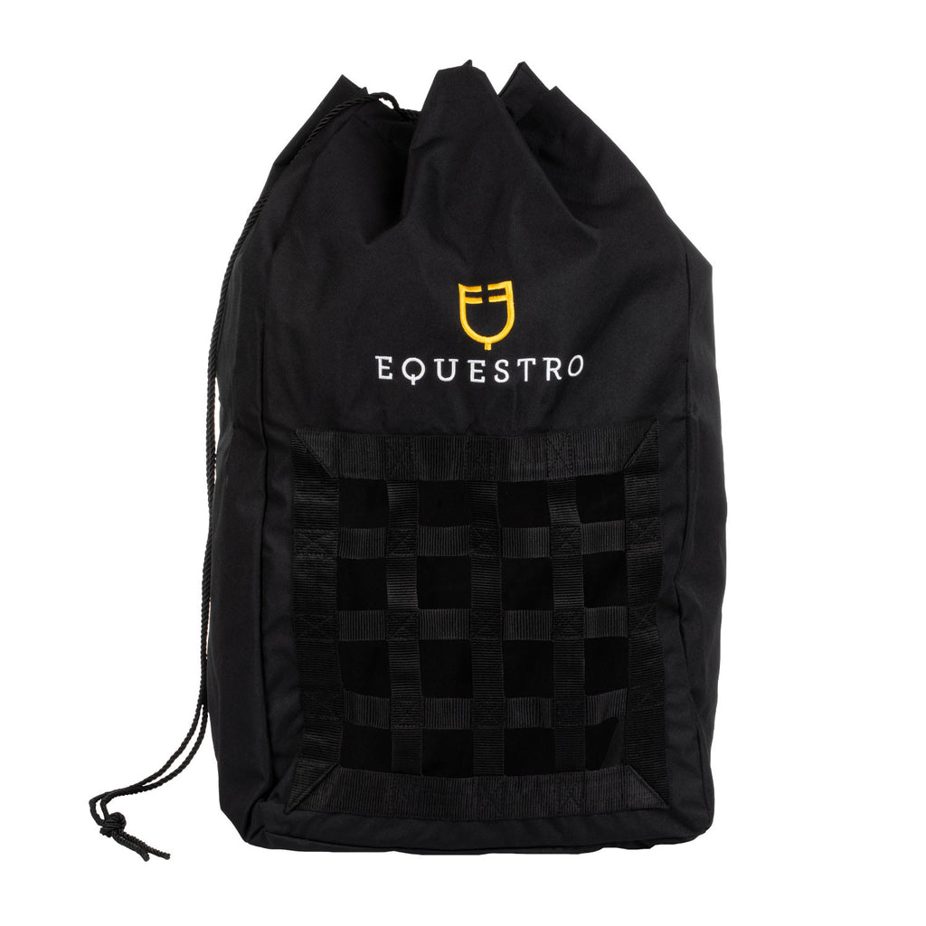 Hay bag with embroidered logo