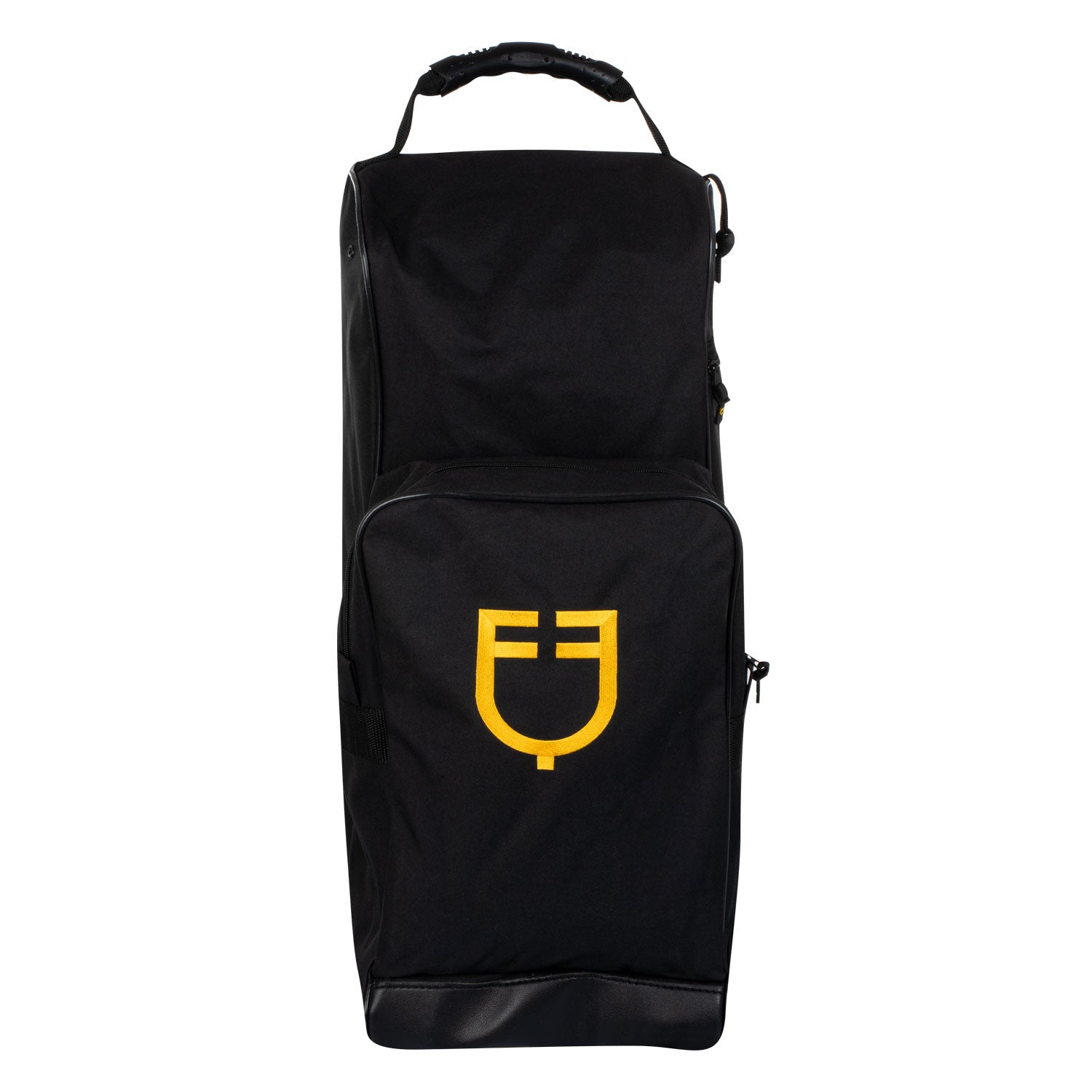 Boot and helmet bag with embroidered logo