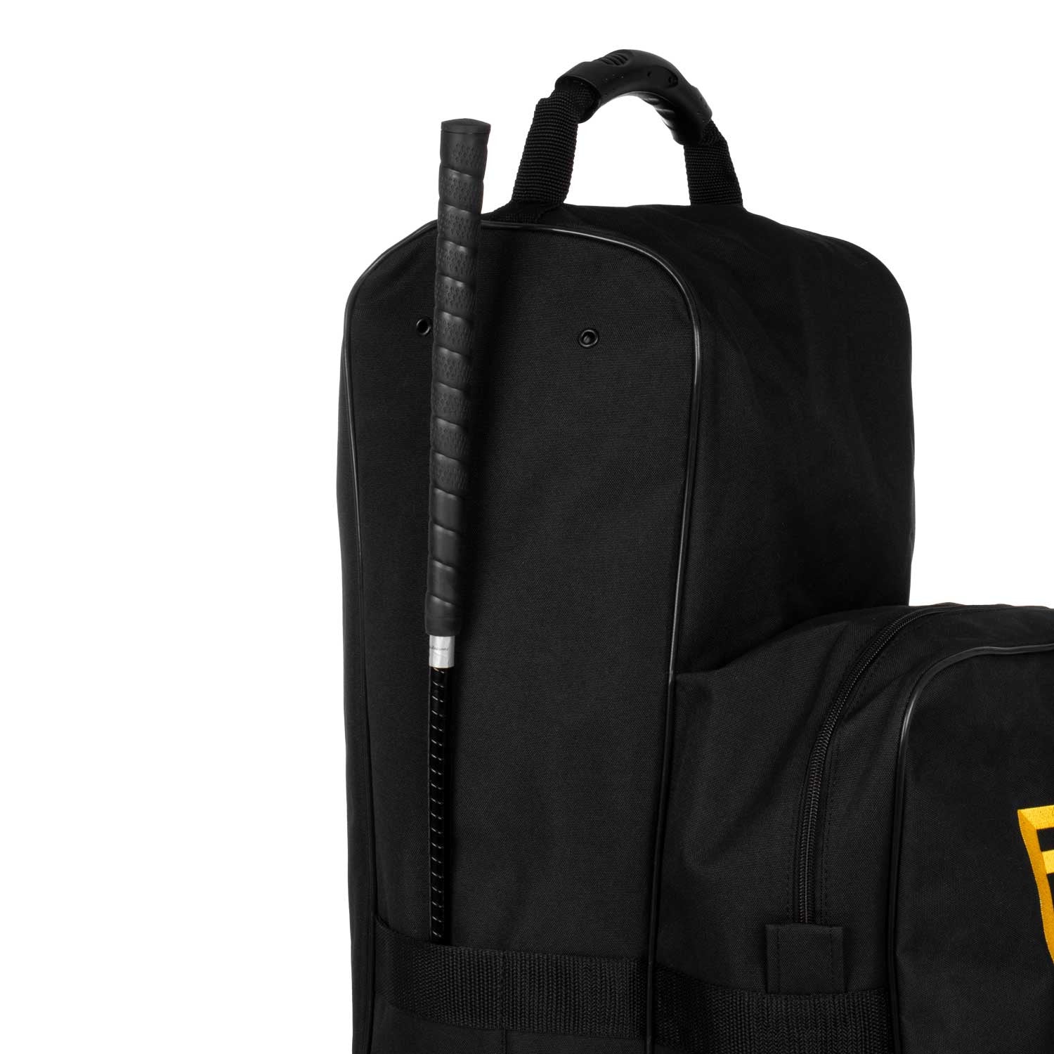 Boot and helmet bag with embroidered logo