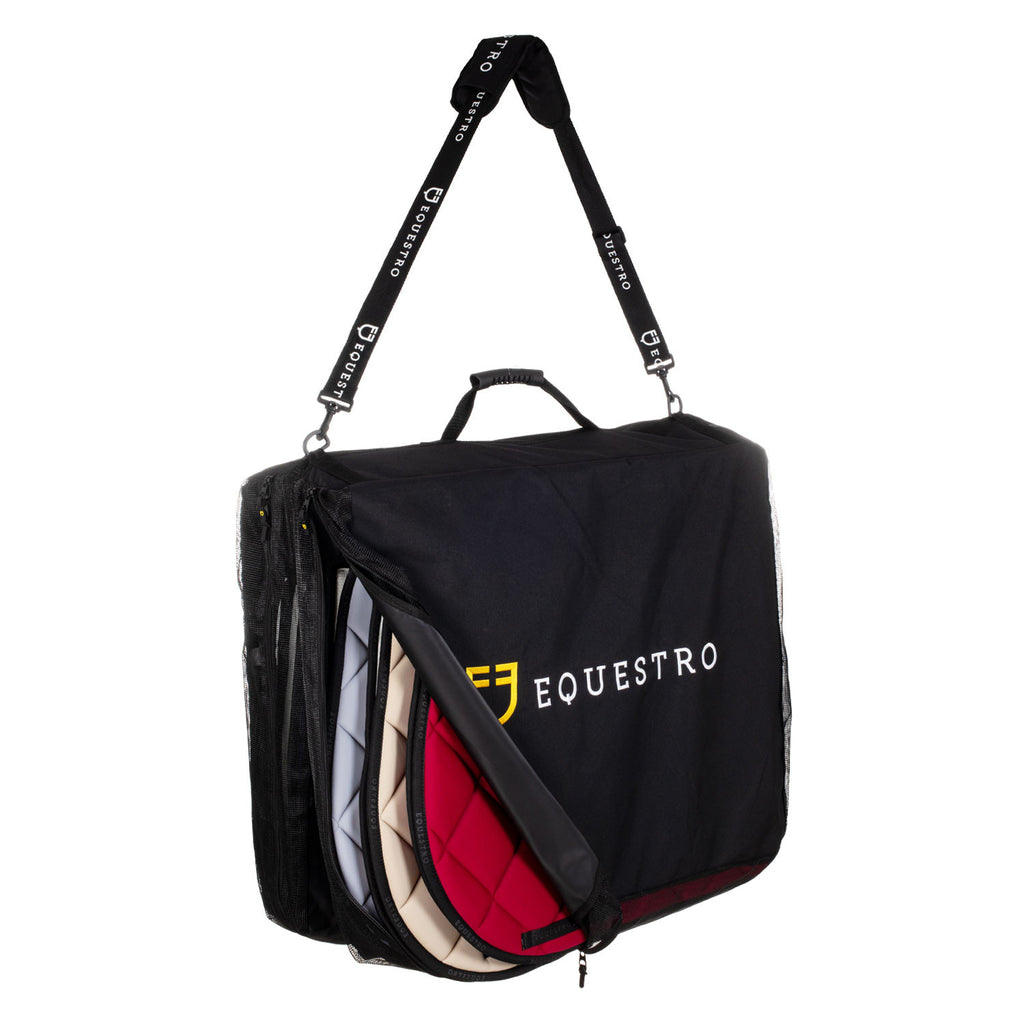 Saddle pad bag with logo