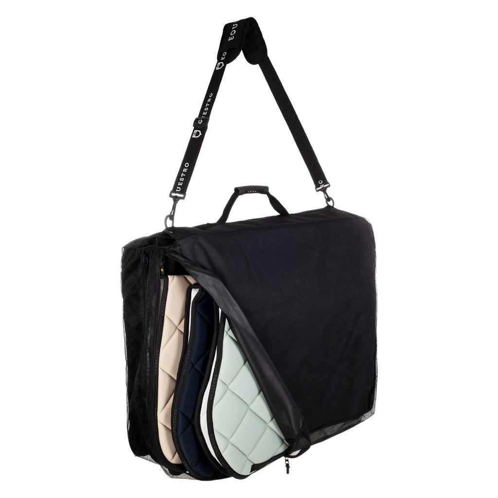 Saddle pad bag with logo