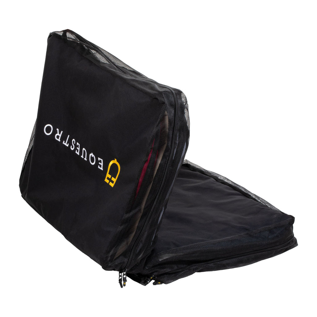 Saddle pad bag with logo