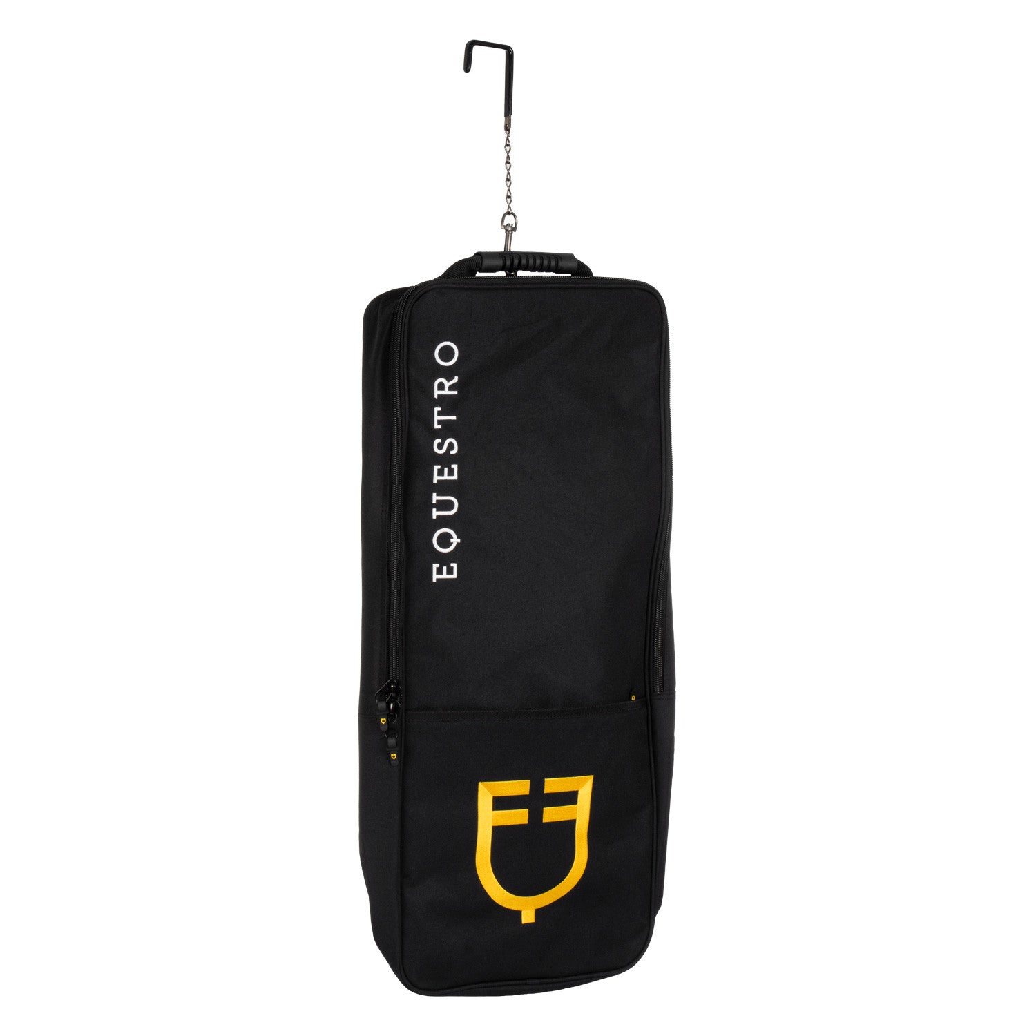 Bridle bag with embroidered logo