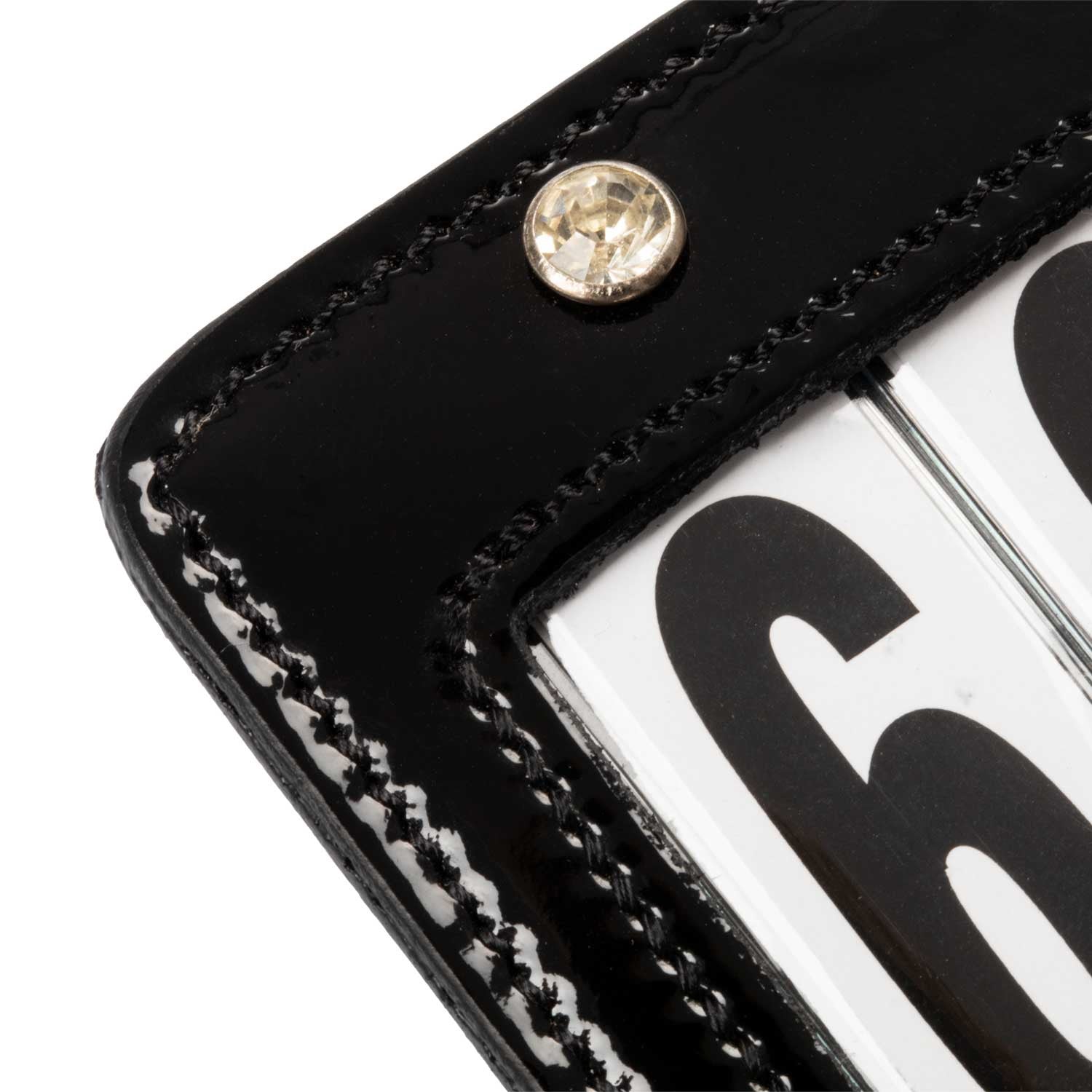 4 digits competition number holder with crystals