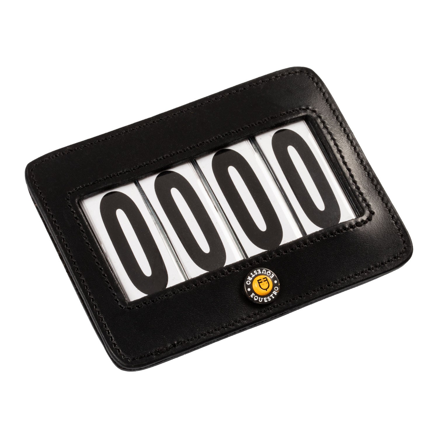 Equestro 4 digits competition number holder 12x8cm