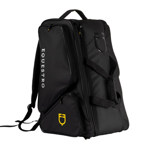 Equestro Boot bag in technical fabric with intelligent design