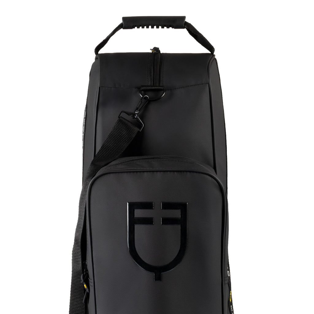Boot and helmet bag in technical fabric
