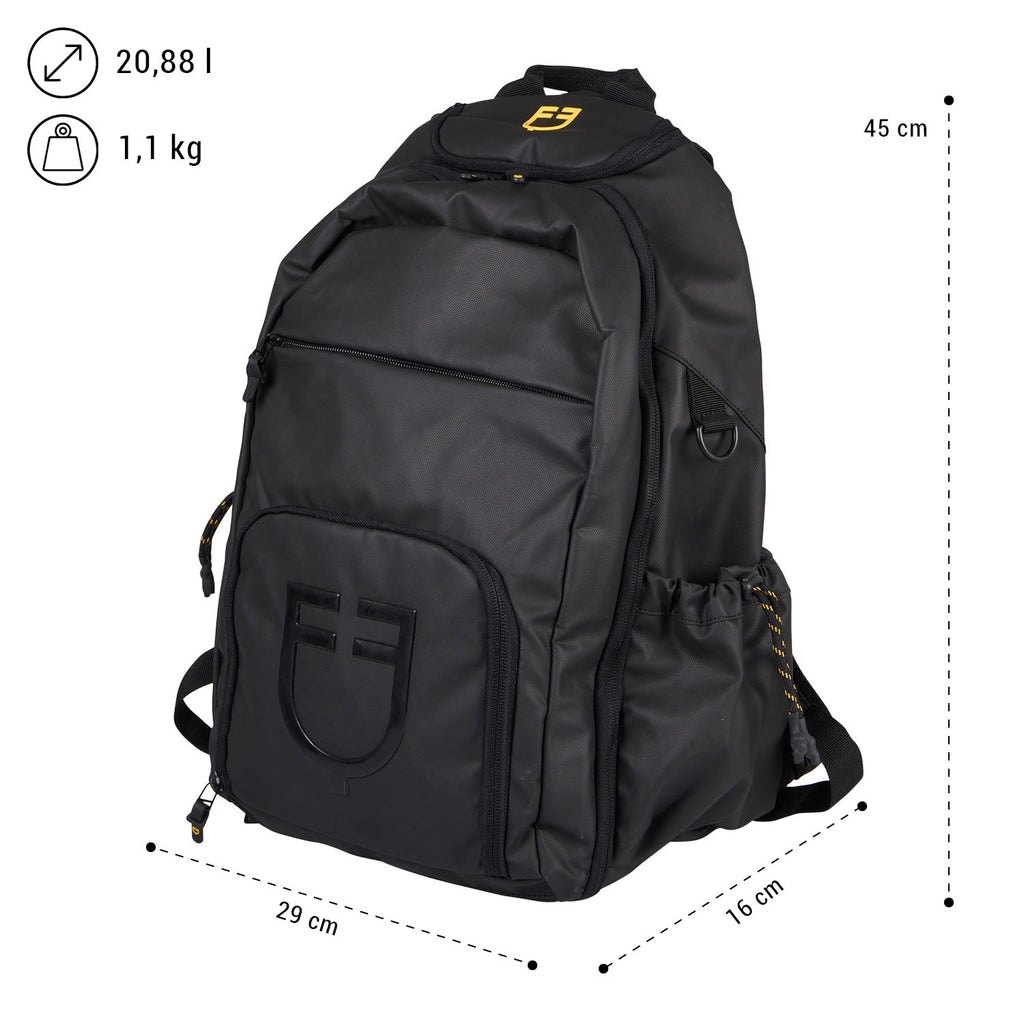 Multi-pocket unisex technical backpack