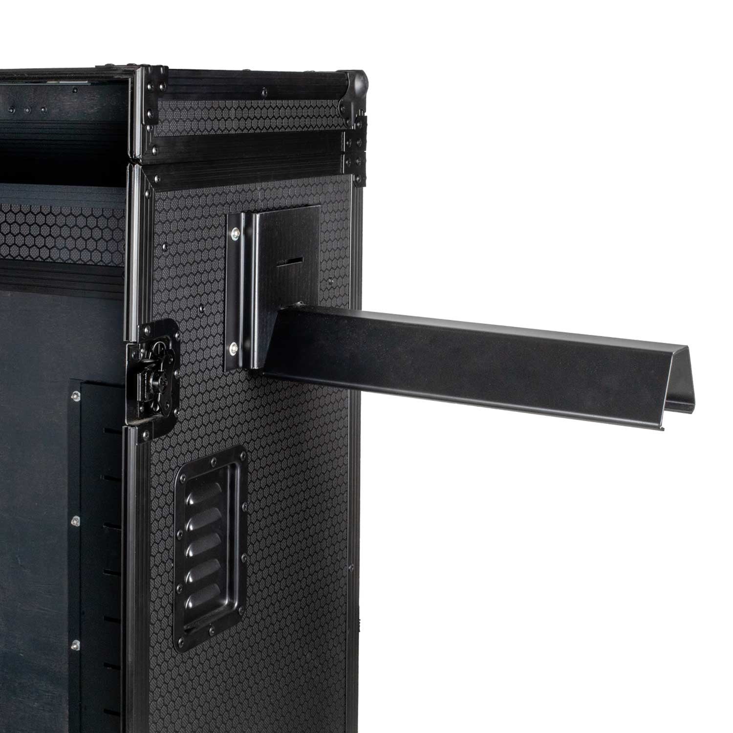 Black hardware saddle cabinet 65x62x138cm