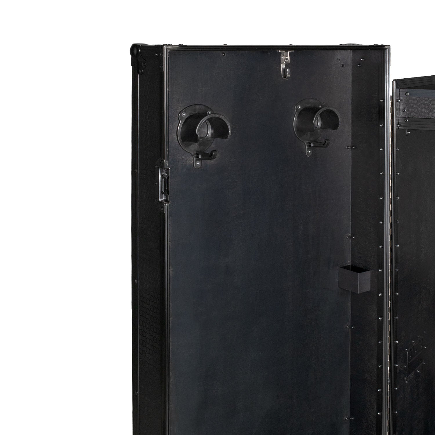 Black hardware saddle cabinet 65x62x138cm