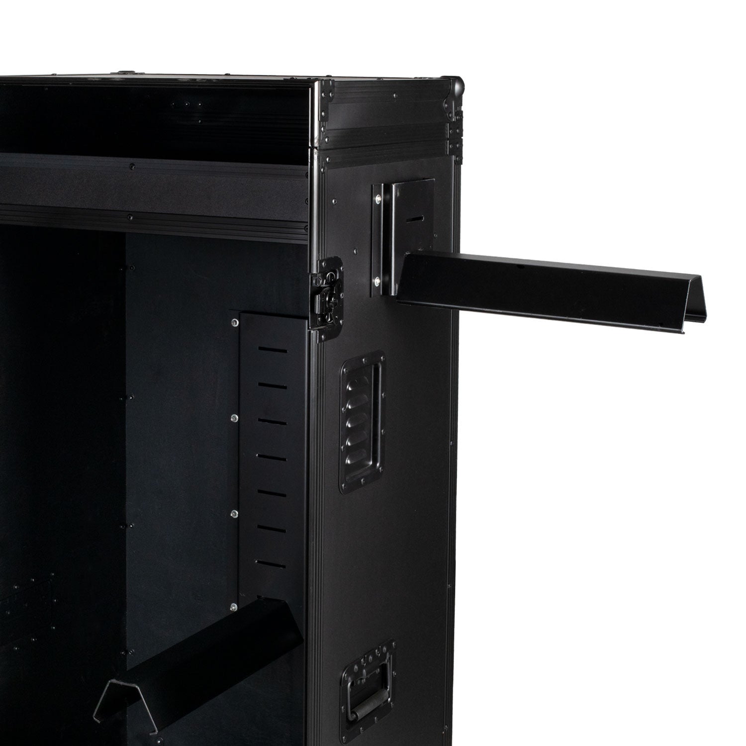 Black hardware saddle cabinet 65x62x138cm