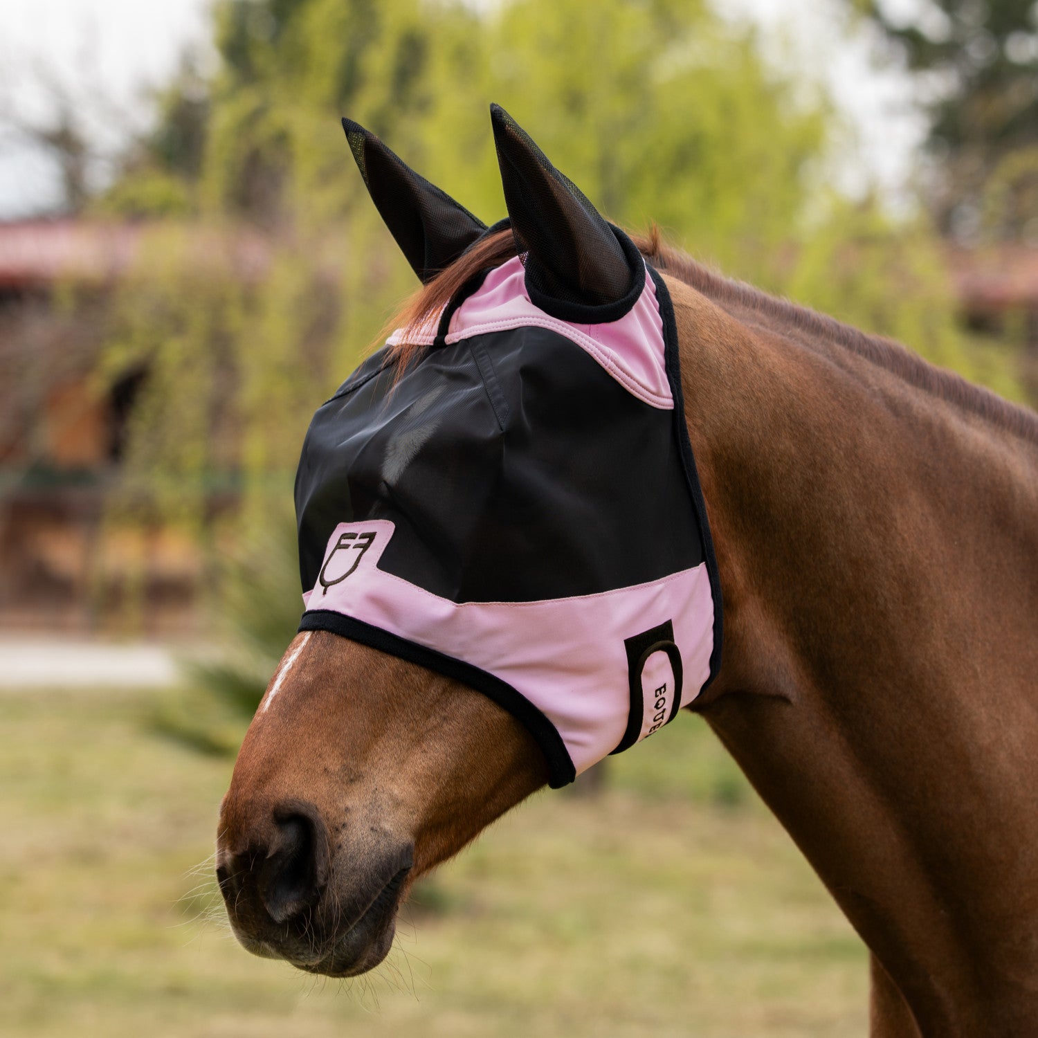 Equestro Fly mask with front logo