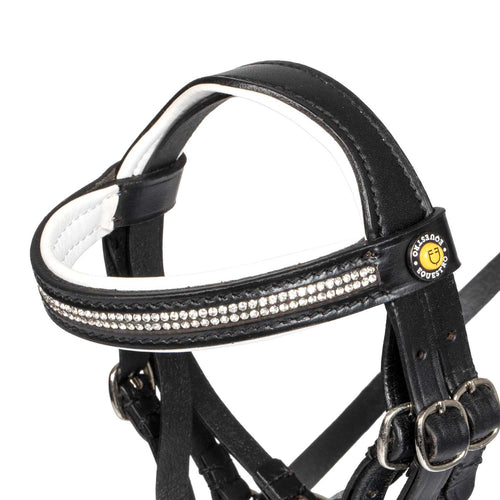 Equestro Bridle for toy horse with white padding Rock Sheet