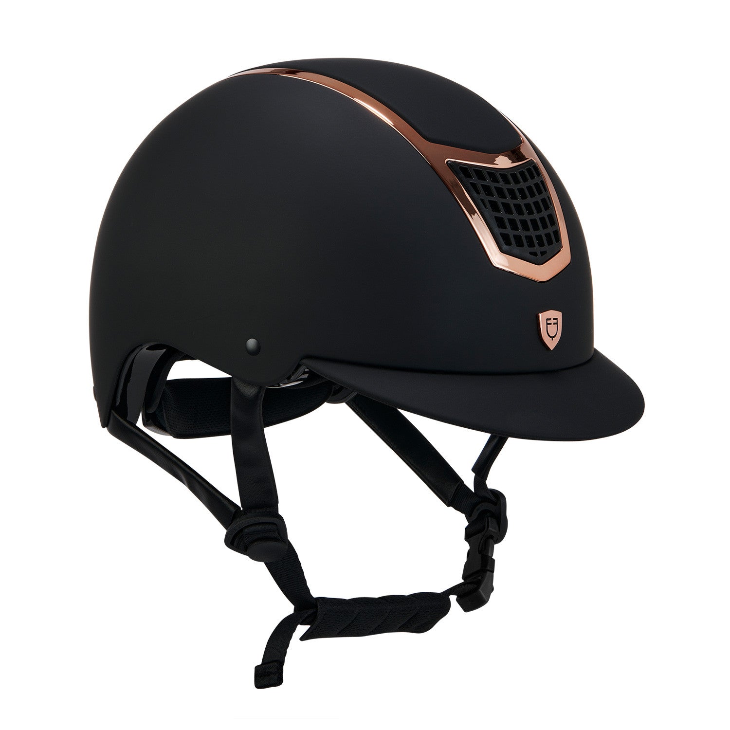 Equestro Ultra light helmet with polished frame homologation EN 1384-2023