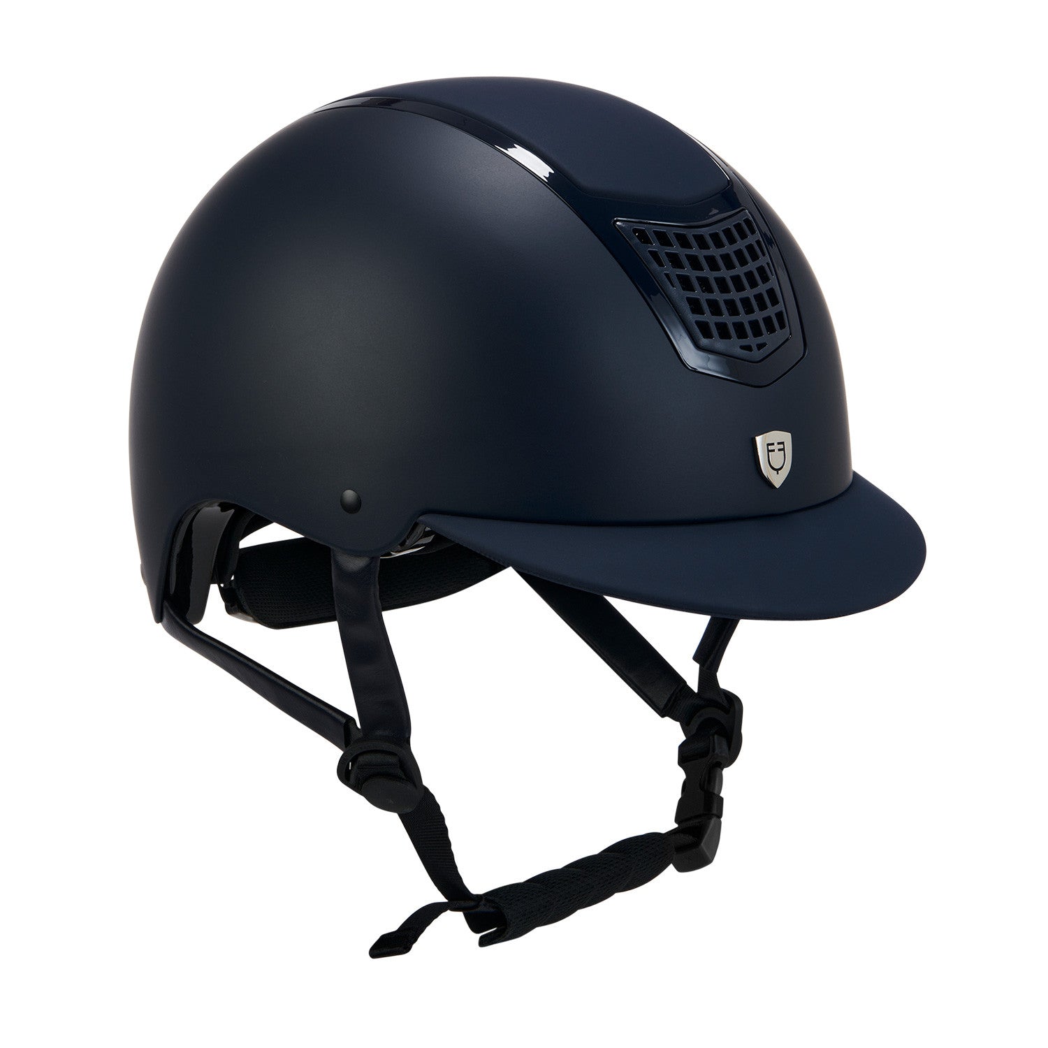 Equestro Ultra light helmet with polished frame homologation EN 1384-2023