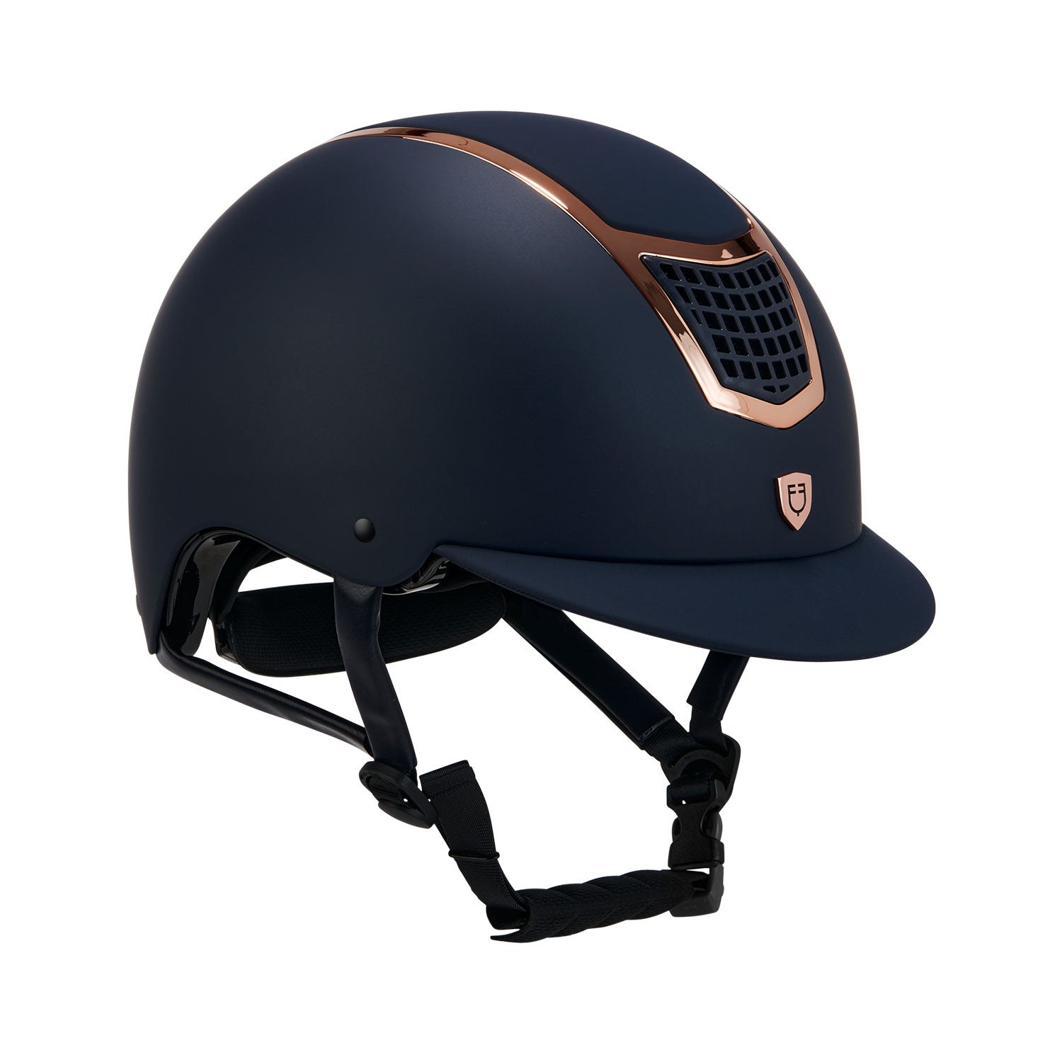 Equestro Ultra light helmet with polished frame homologation EN 1384-2023