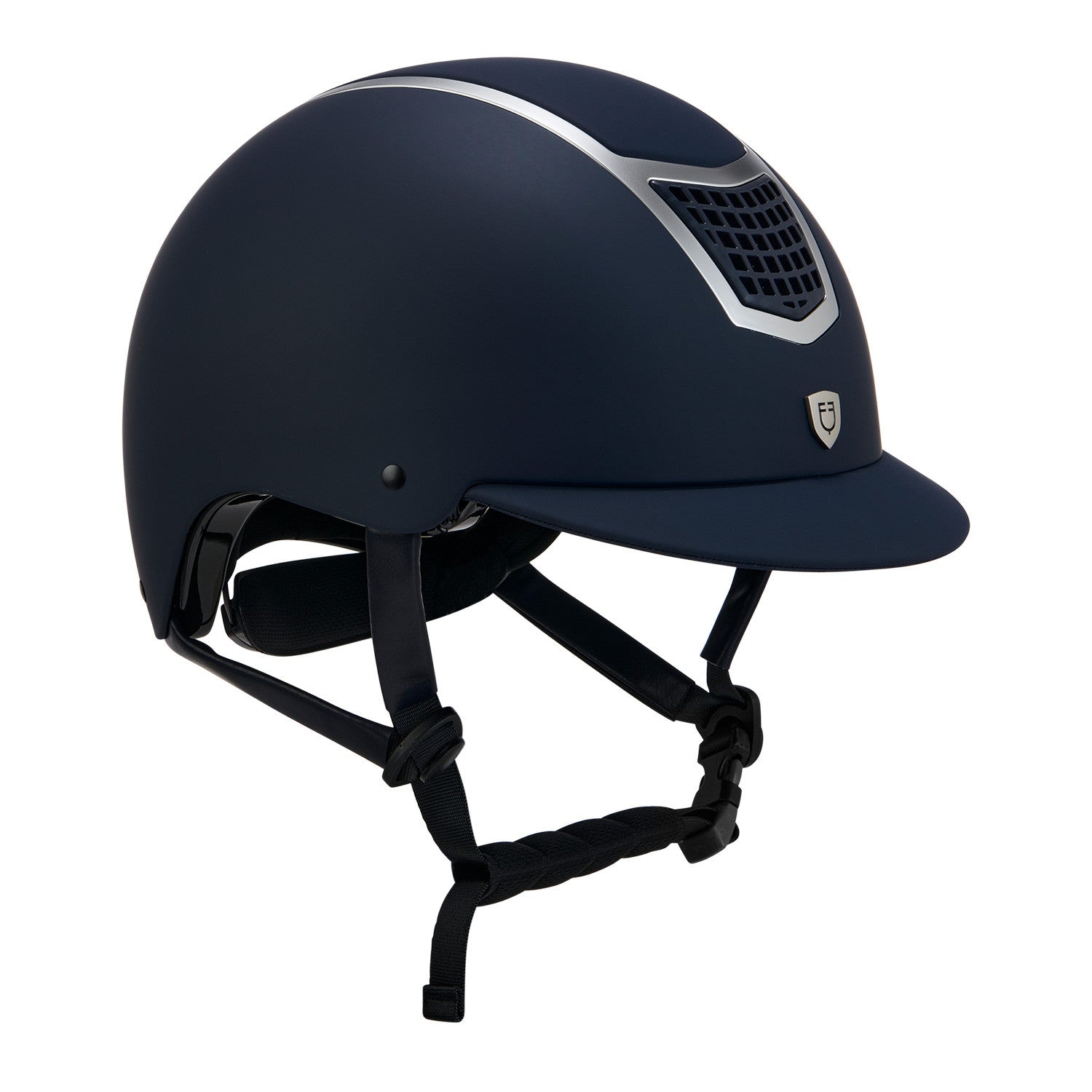Equestro Ultra light helmet with polished frame homologation EN 1384-2023