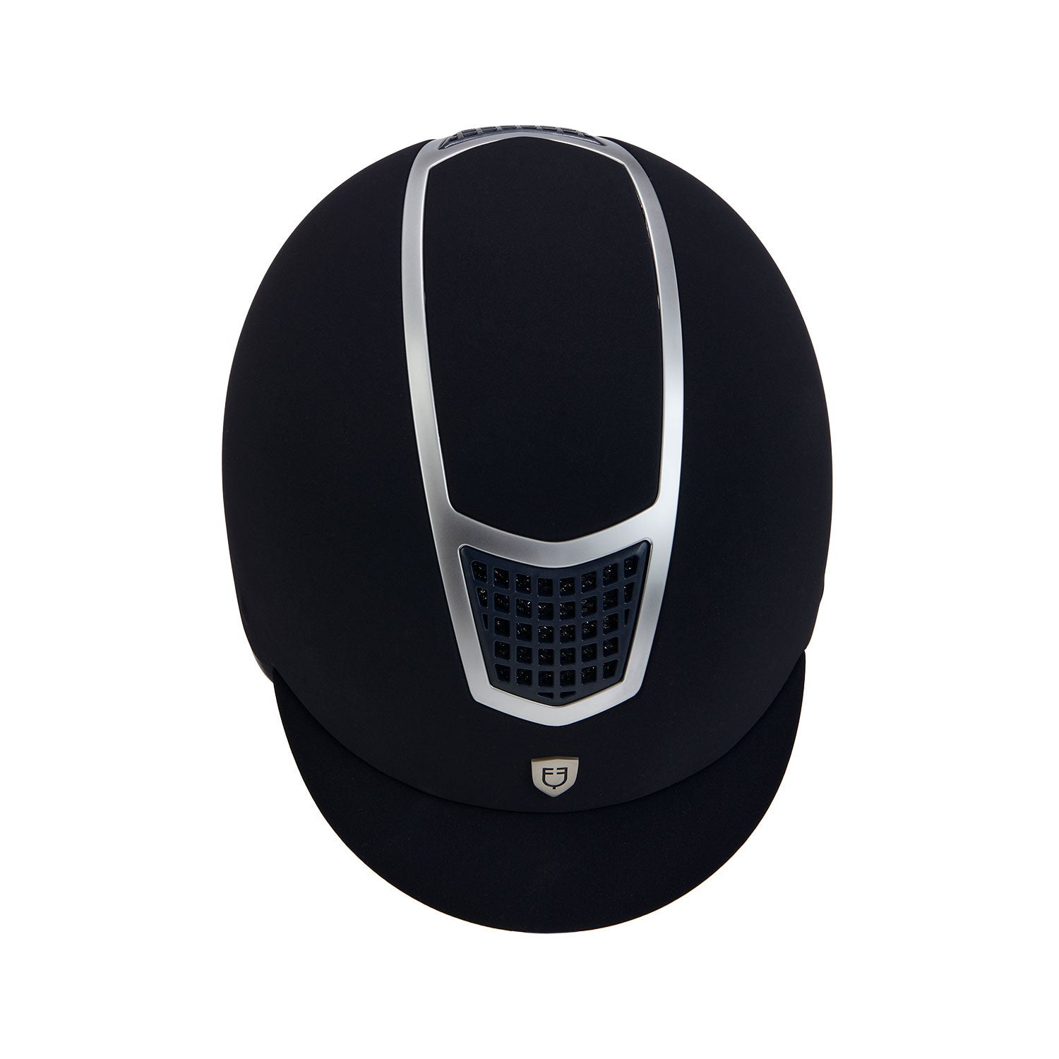 Helmet with colored velvet frame