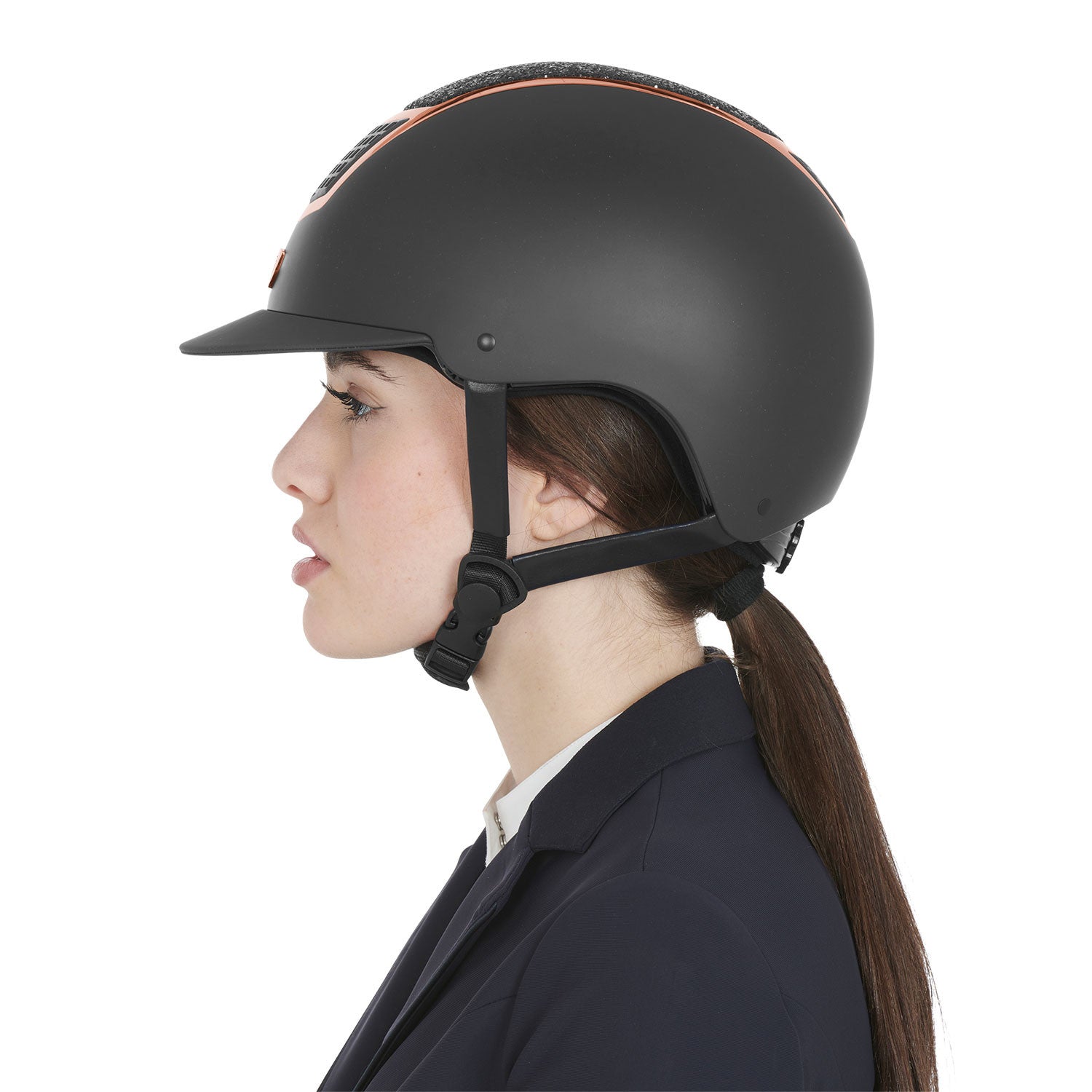 Helmet with rhinestones EN 1384-2023 homologation