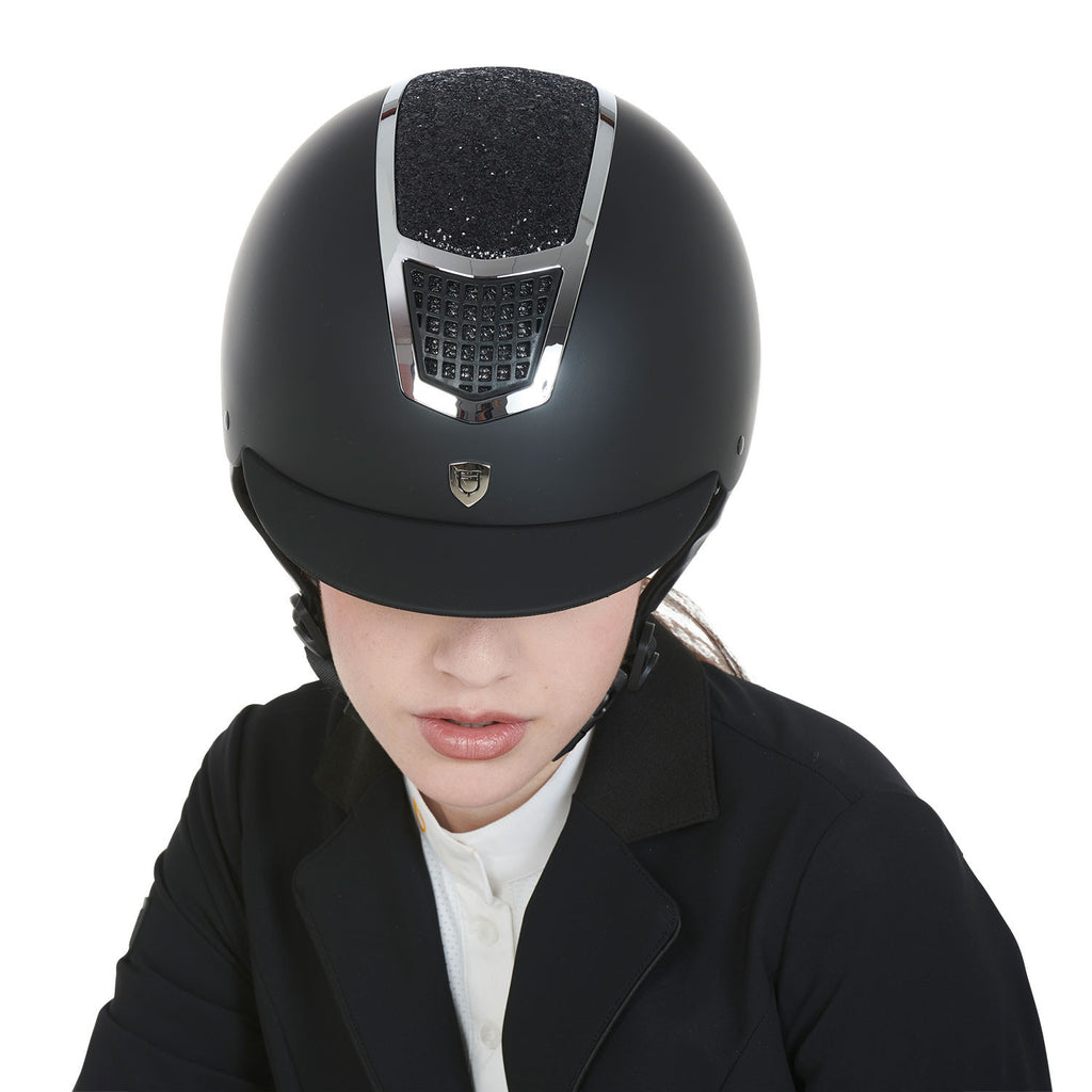 Helmet with rhinestones EN 1384-2023 homologation