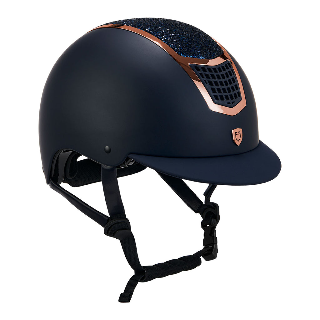 Equestro Helmet with rhinestones EN 1384-2023 homologation