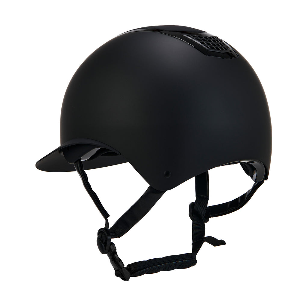 Ultra-light helmet in resistant matte plastic EN 1384-2023 homologation