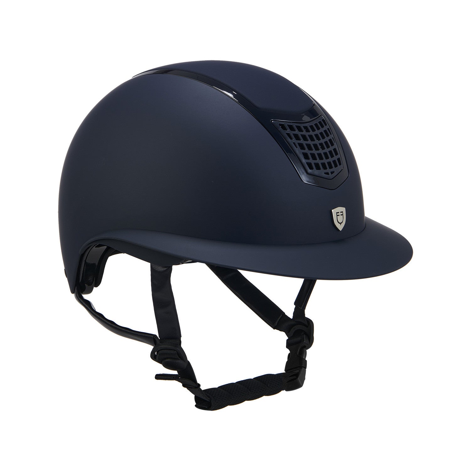 Equestro Ultra-light helmet in resistant matte plastic EN 1384-2023 homologation