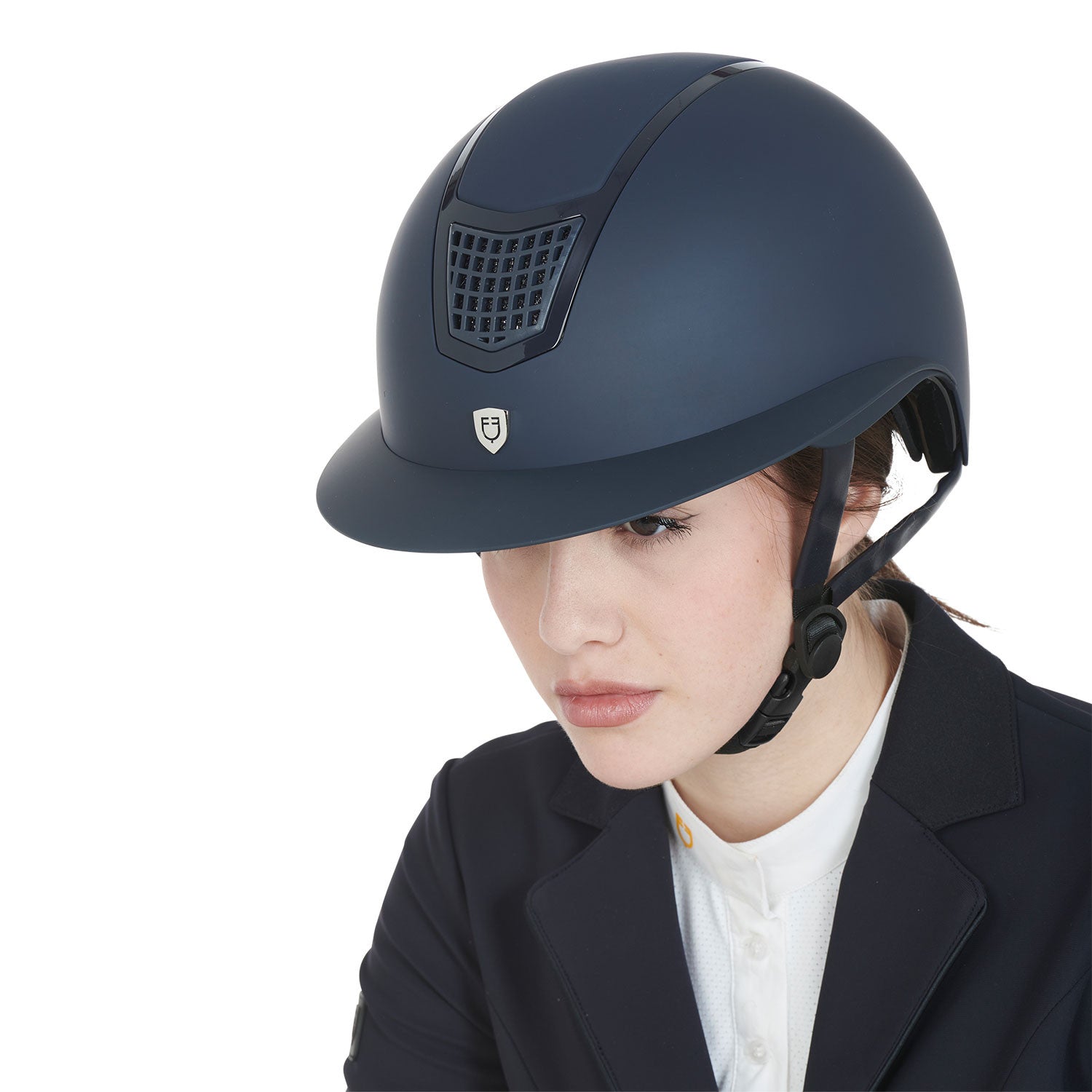Ultra-light helmet in resistant matte plastic EN 1384-2023 homologation