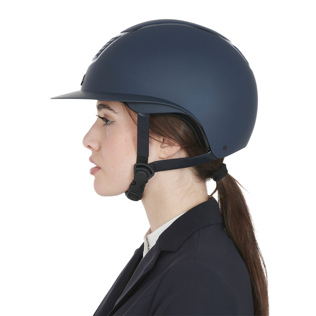 Ultra-light helmet in resistant matte plastic EN 1384-2023 homologation