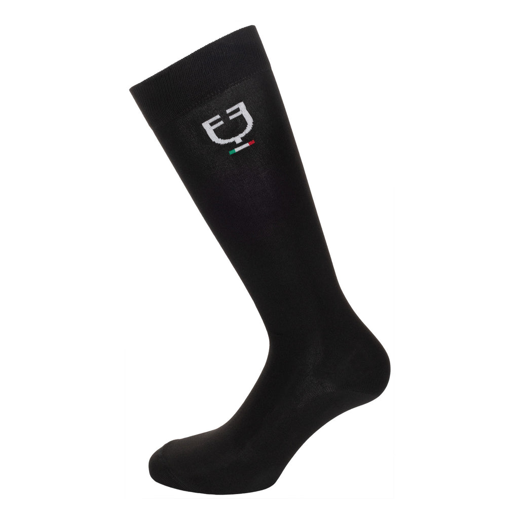 Stretch technical sock with Italian flag