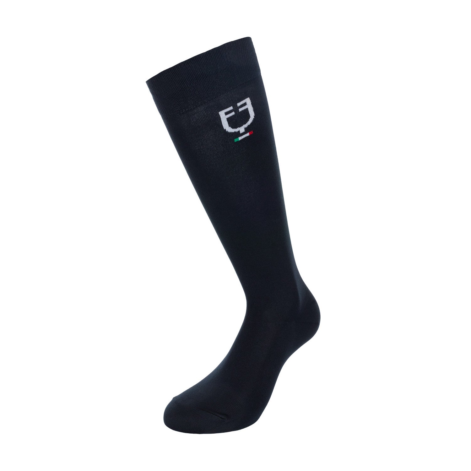 Equestro Stretch technical sock with Italian flag