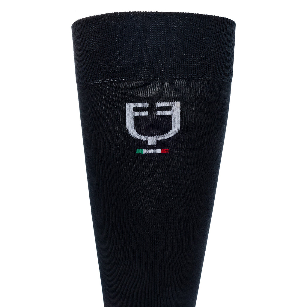 Stretch technical sock with Italian flag