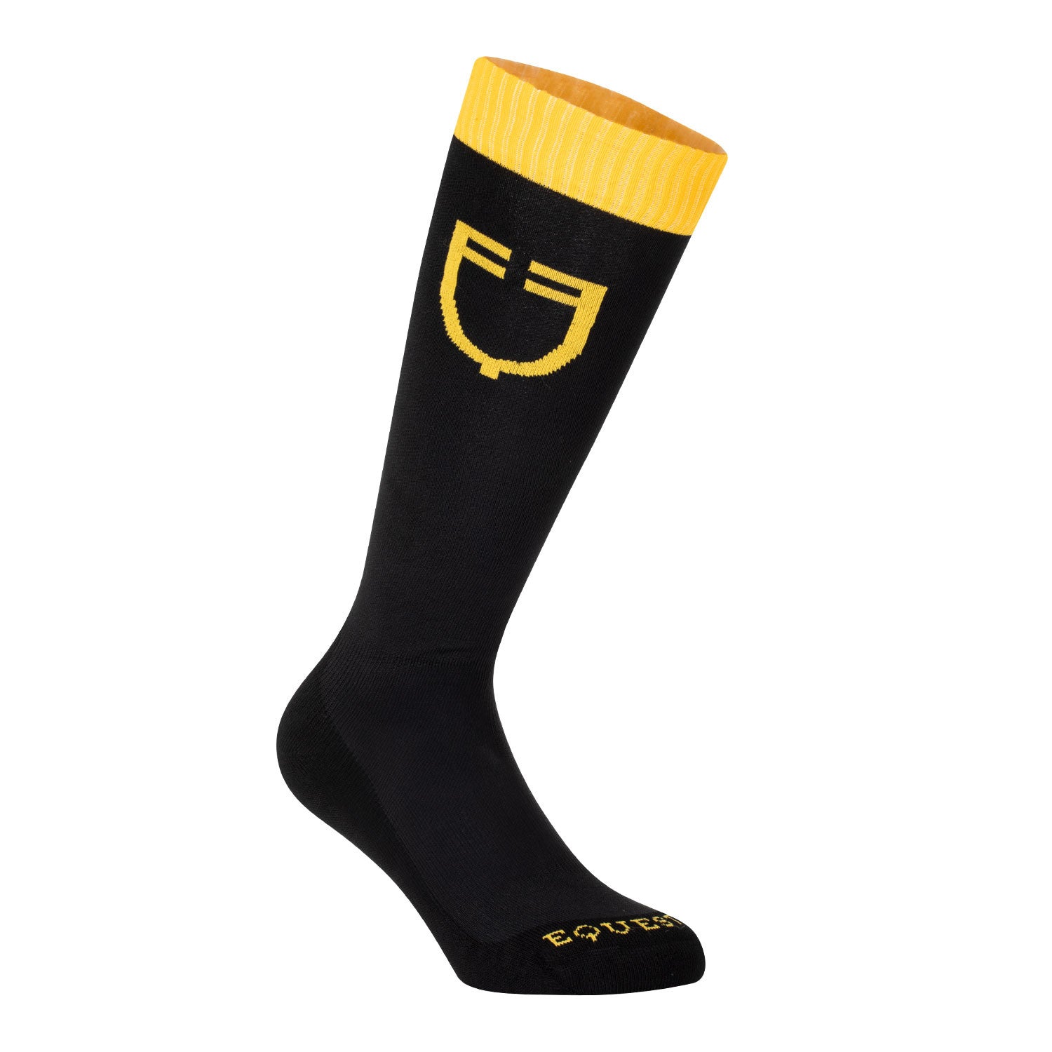 Equestro Stretch technical sock with contrasting logo