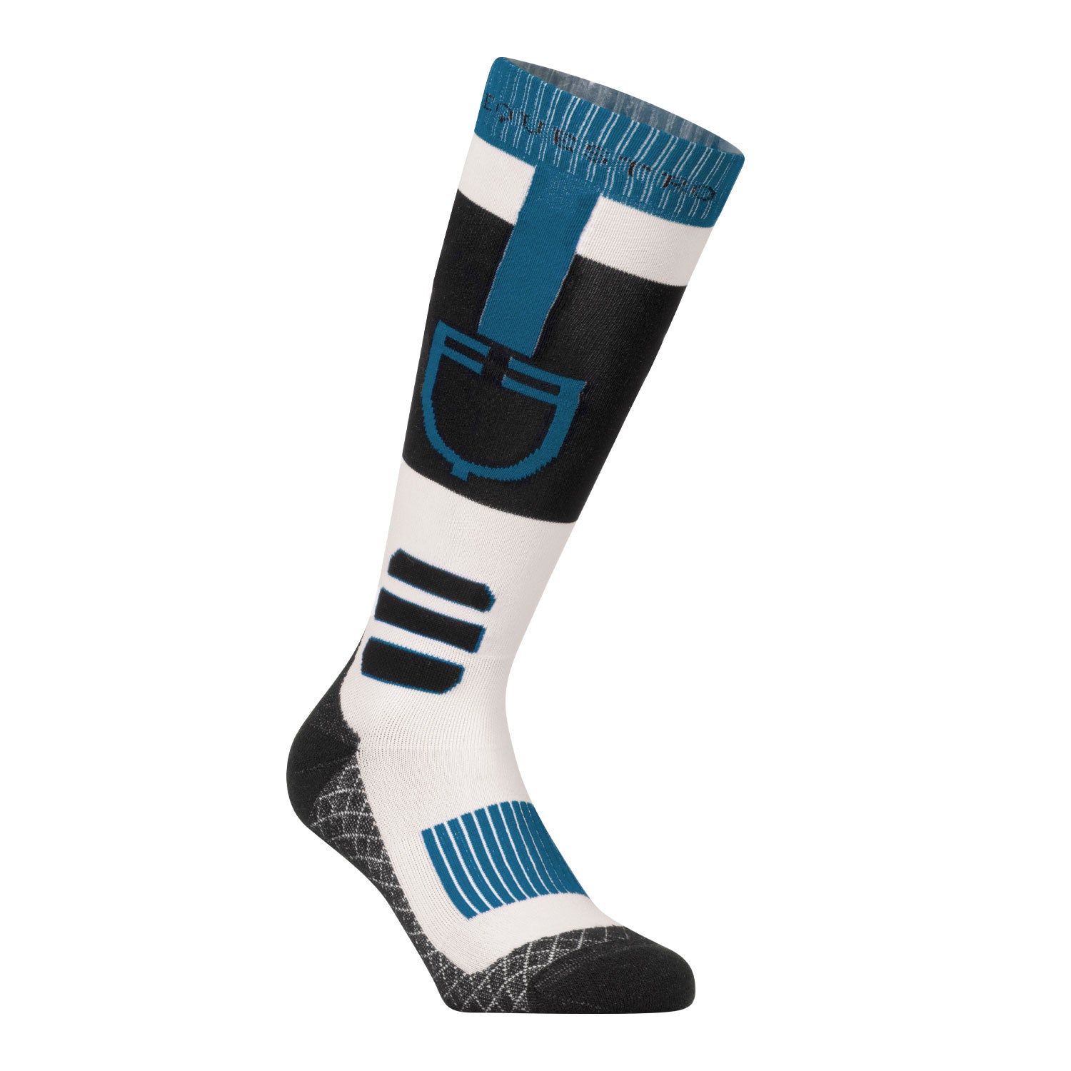 Sock in technical and breathable fabric with logo