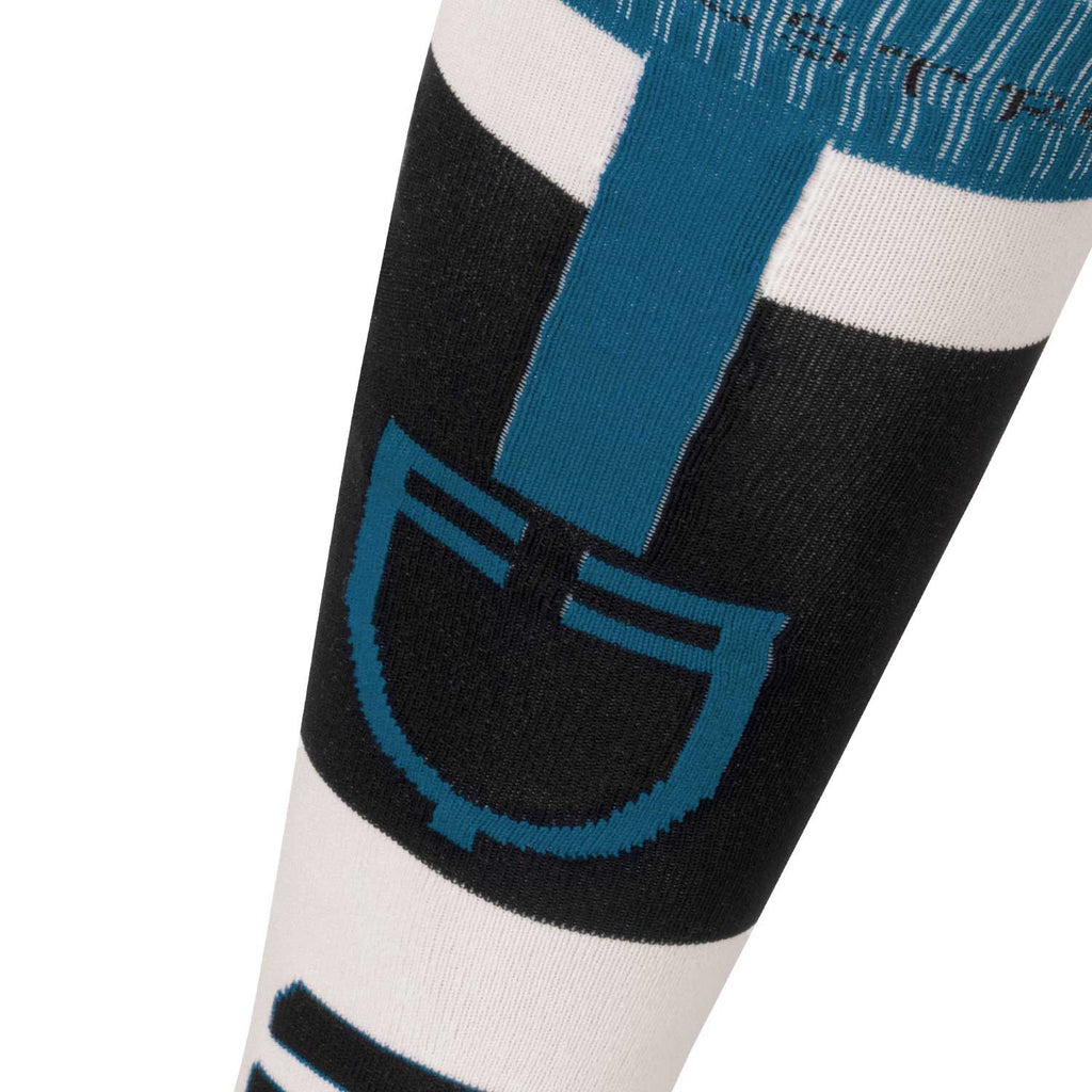 Sock in technical and breathable fabric with logo