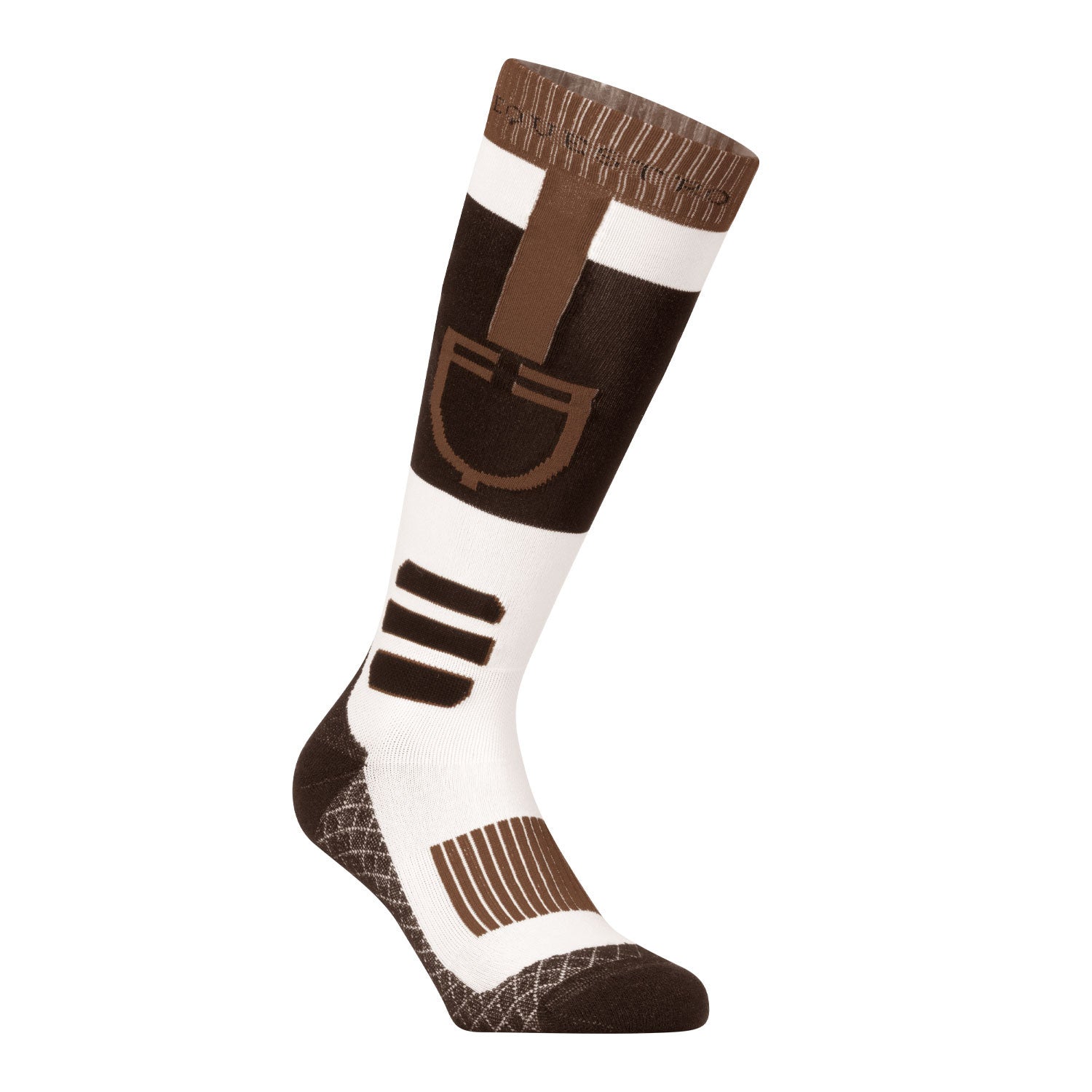 Equestro Sock in technical and breathable fabric with logo