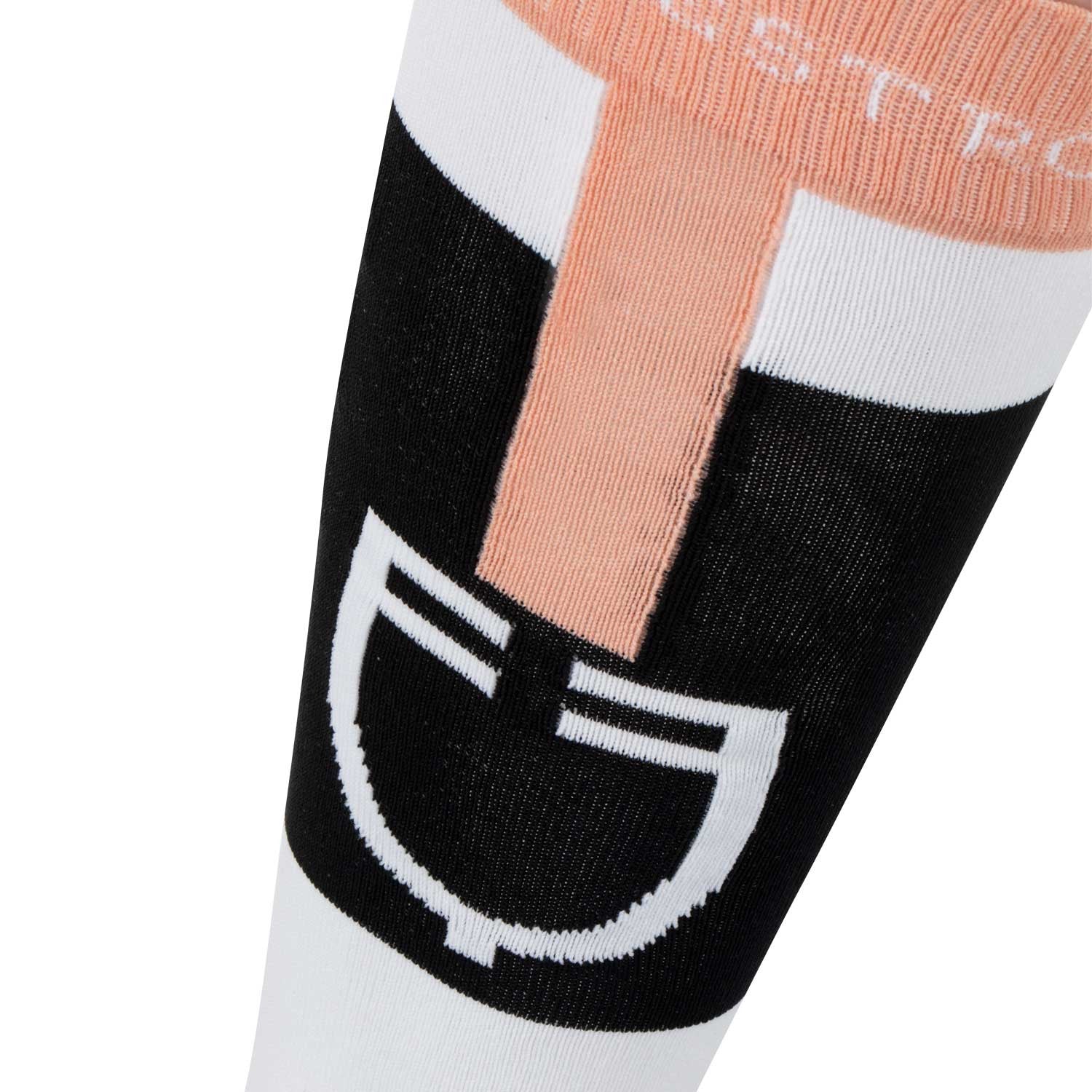 Sock in technical and breathable fabric with logo